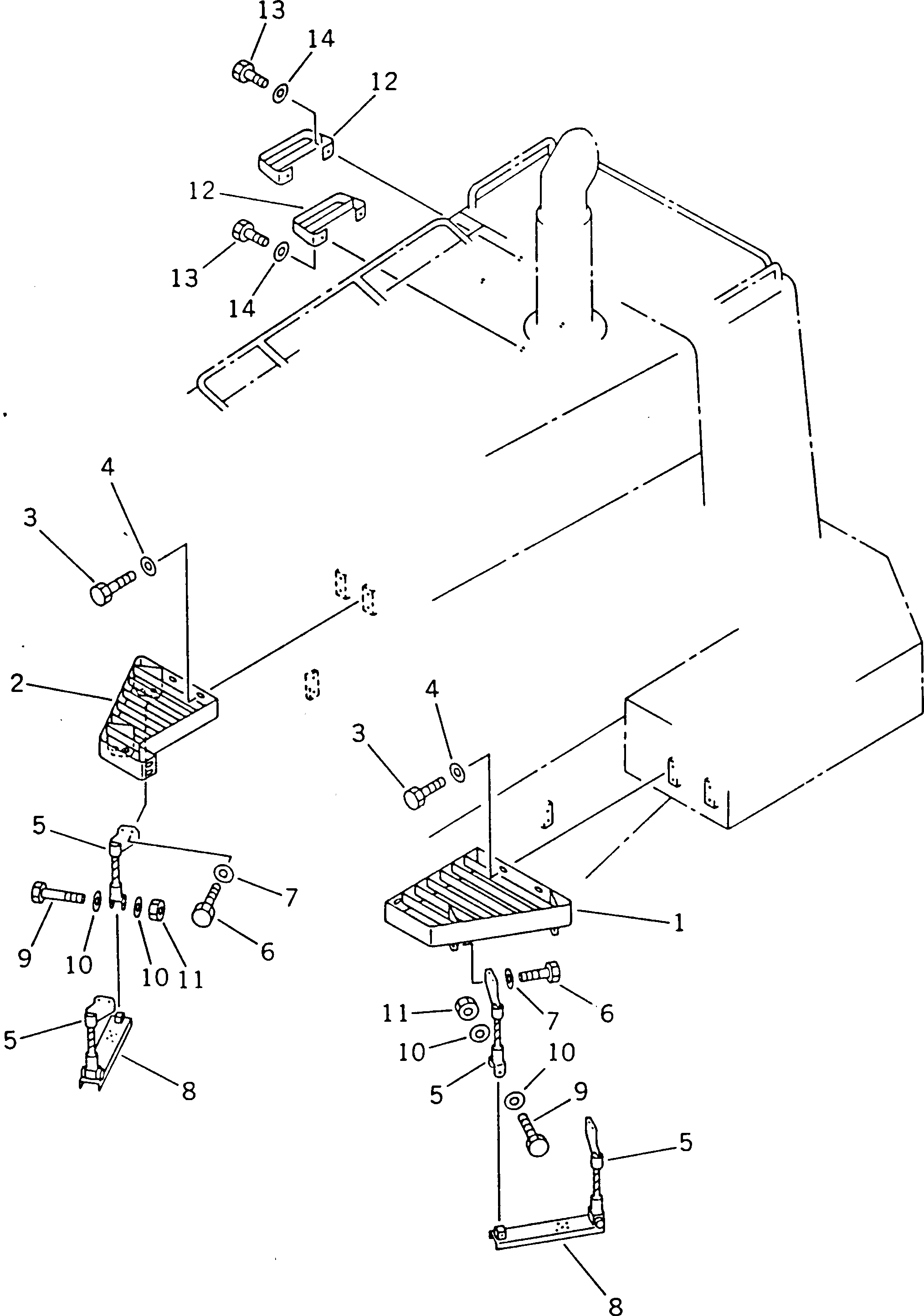 Болт 01010-51265 Komatsu