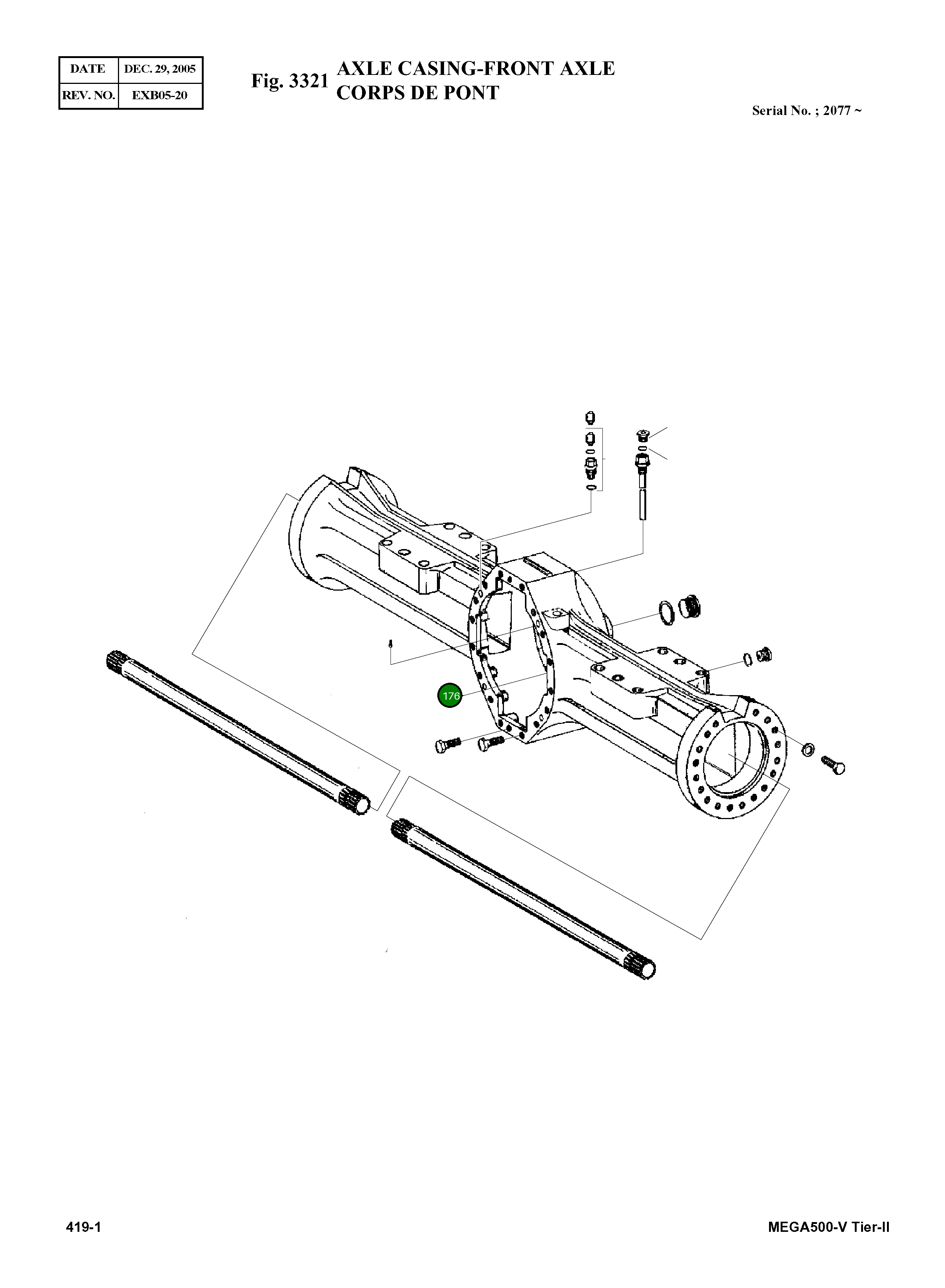 Болт 0636 101 024 Komatsu