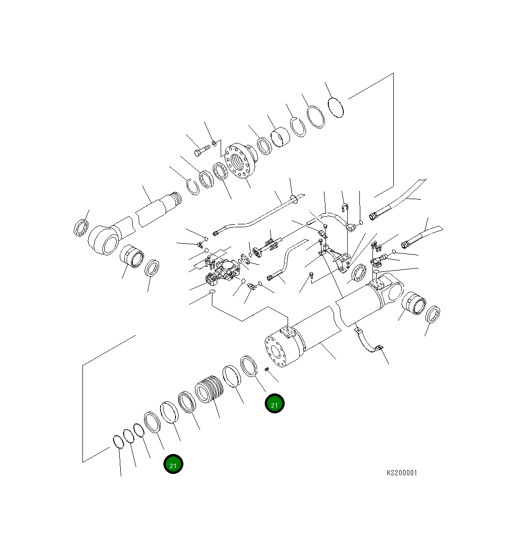 Кольцо 707-44-15911 Komatsu