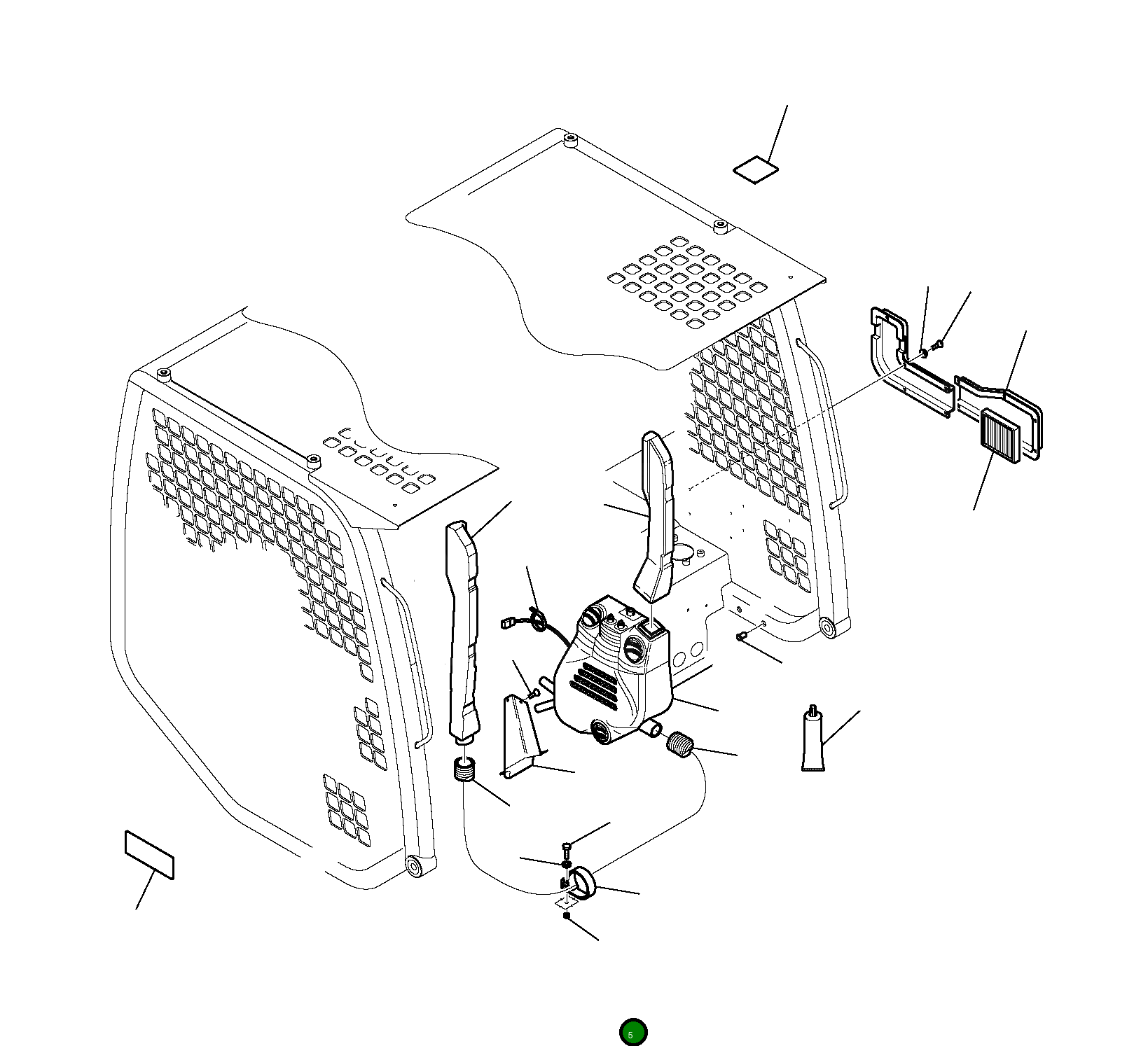 Крышка 37A-942-1360 Komatsu