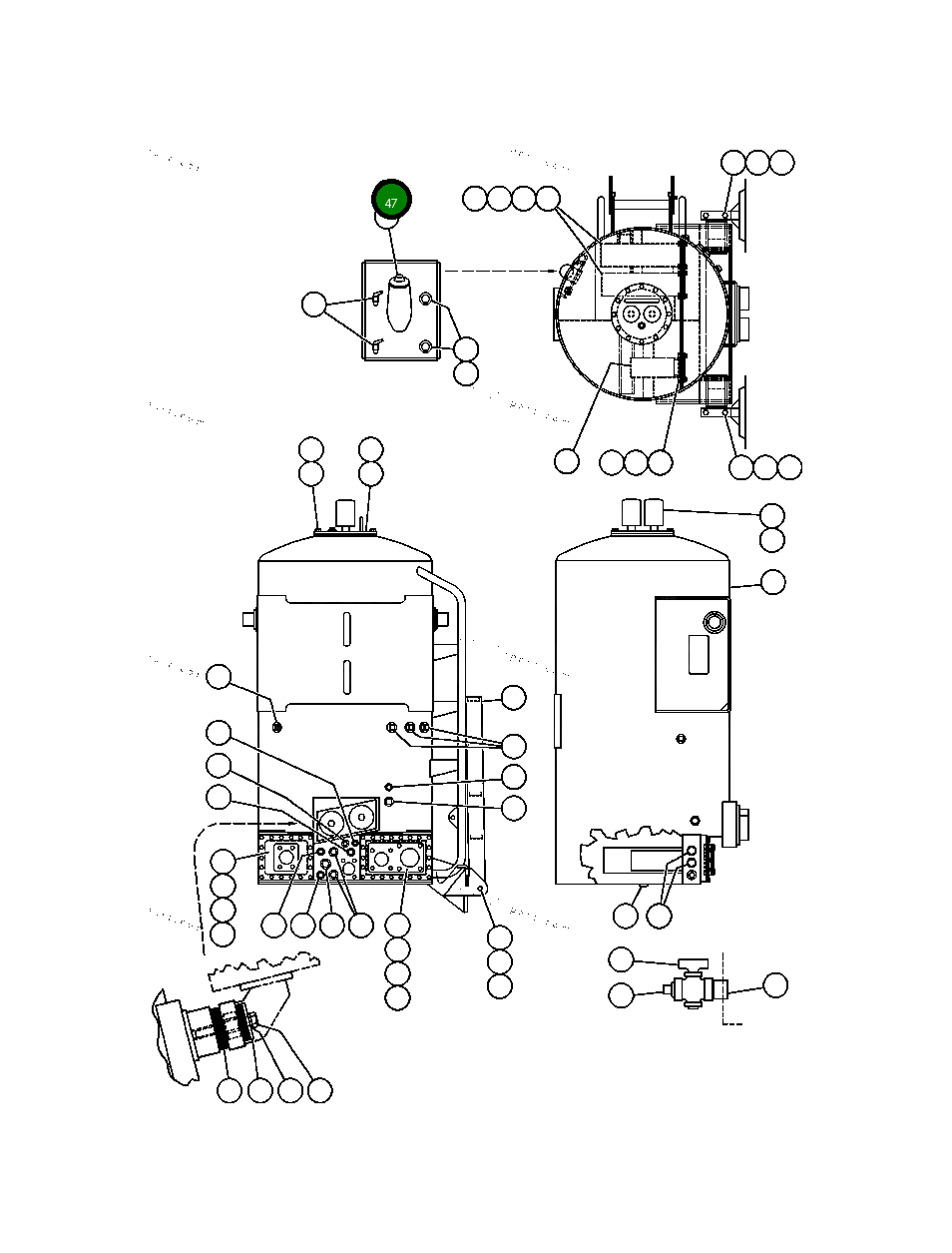 Кольцо уплотнительное (O-Ring) VL4534 Komatsu
