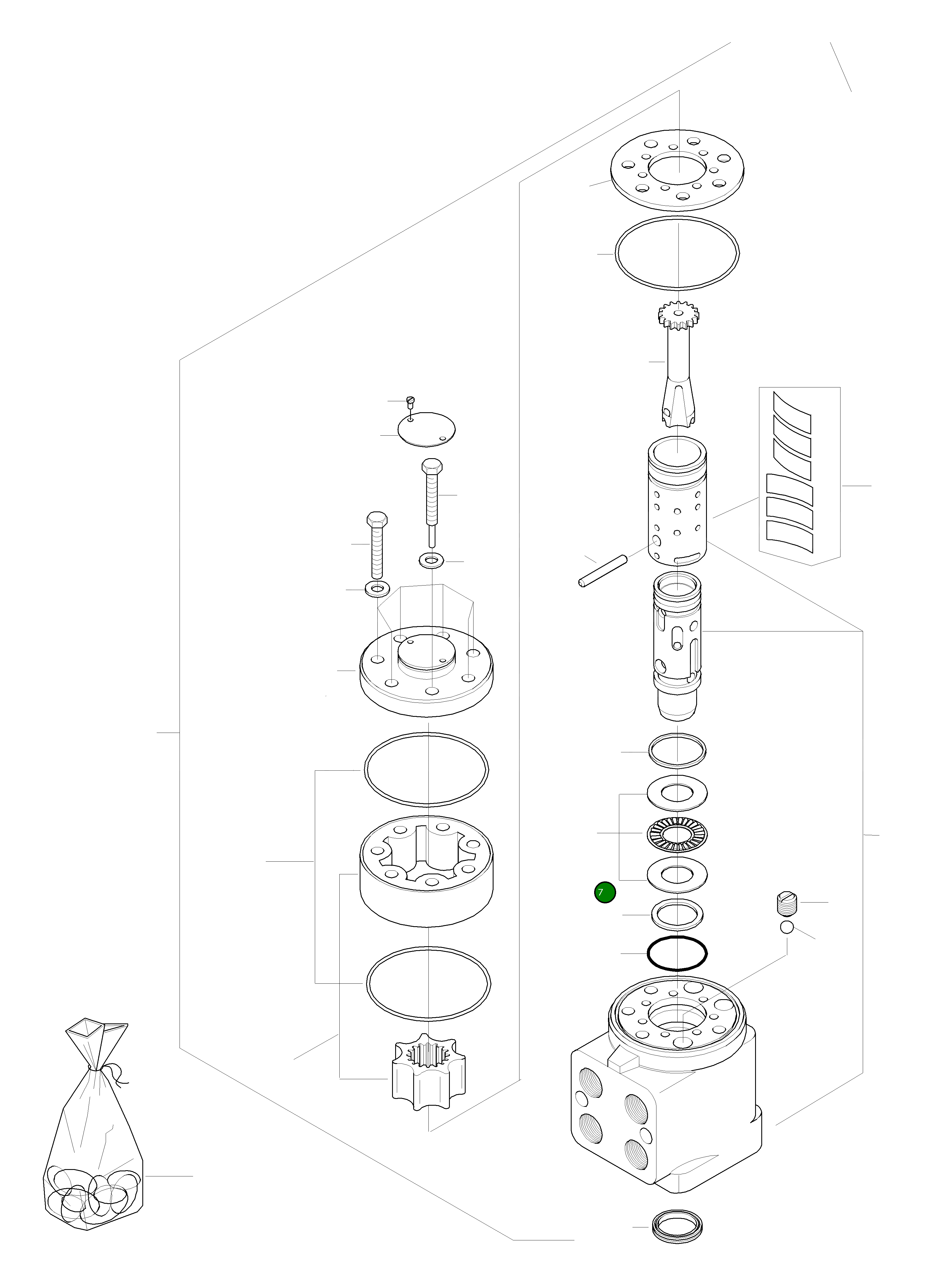 Кольцо 421-64-H0P05 Komatsu