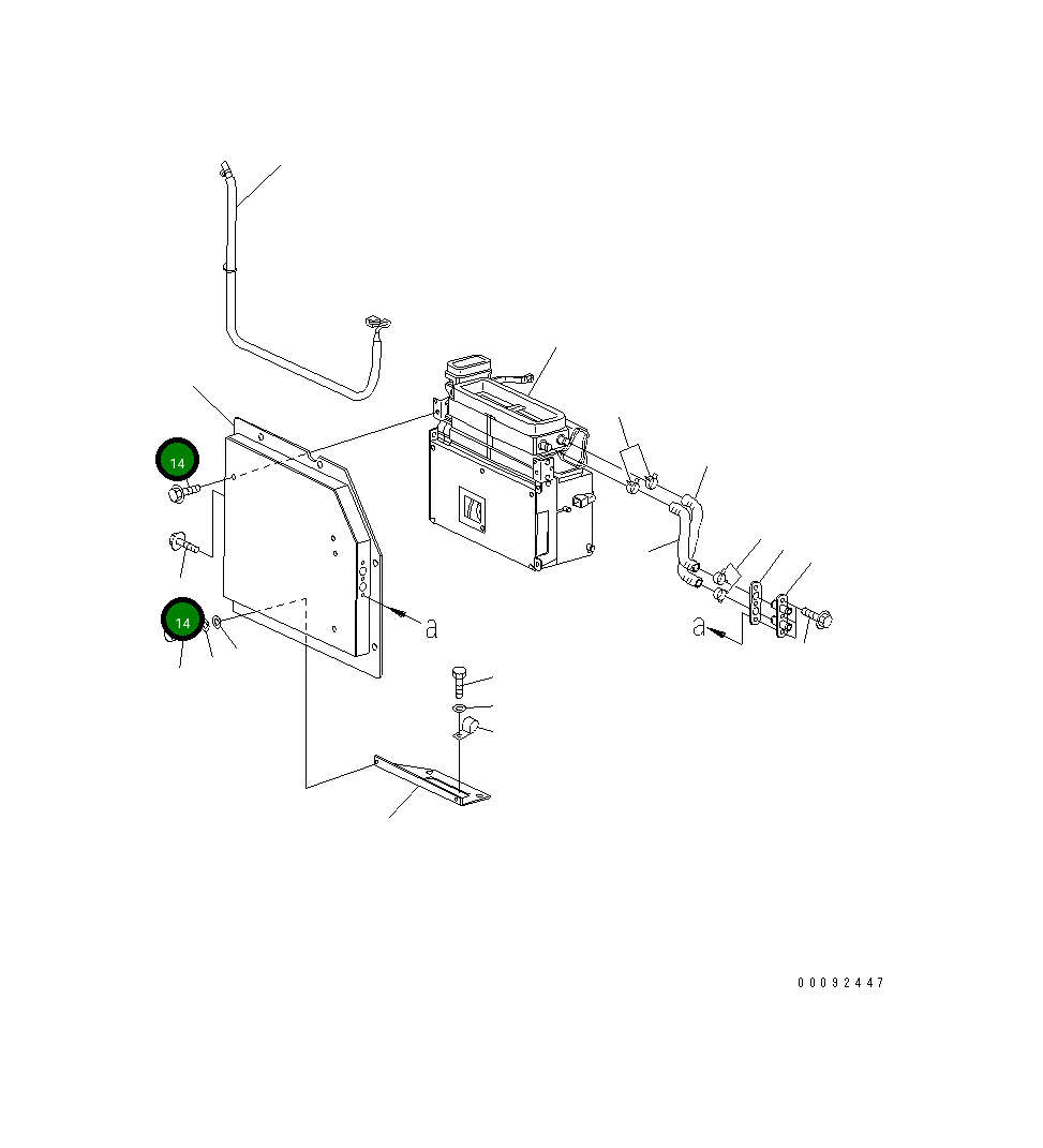 Болт ANBF00612DPA Komatsu