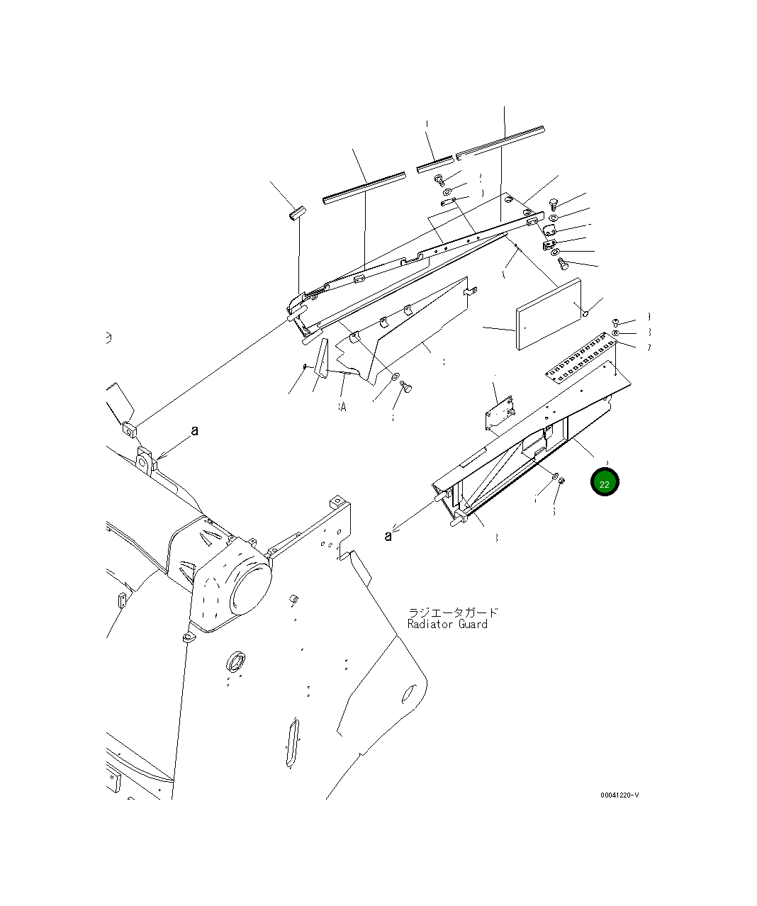Крышка 198-54-78812 Komatsu