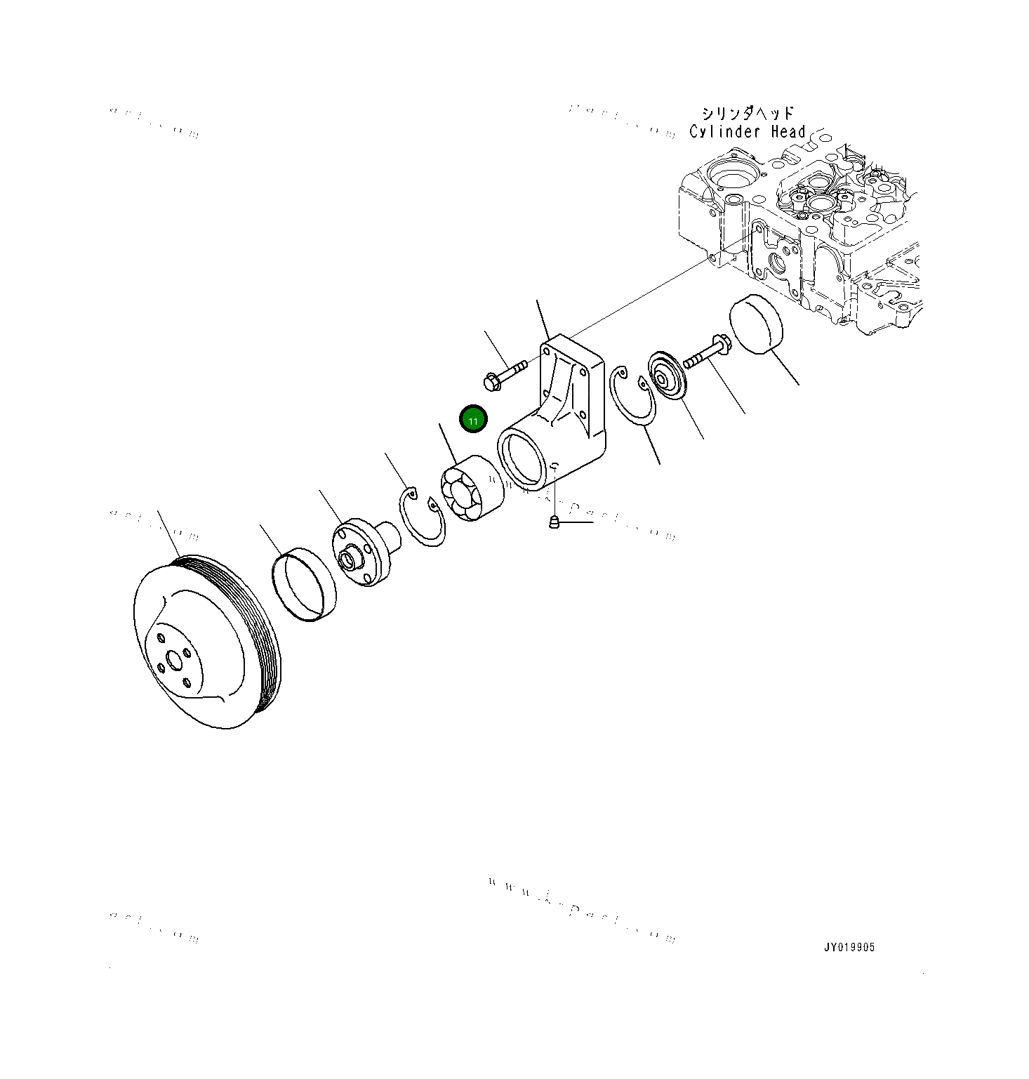 Болт 6732613170  Komatsu