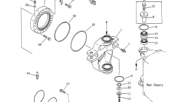 Кольцо уплотнительное (O-Ring) BW053038  Komatsu