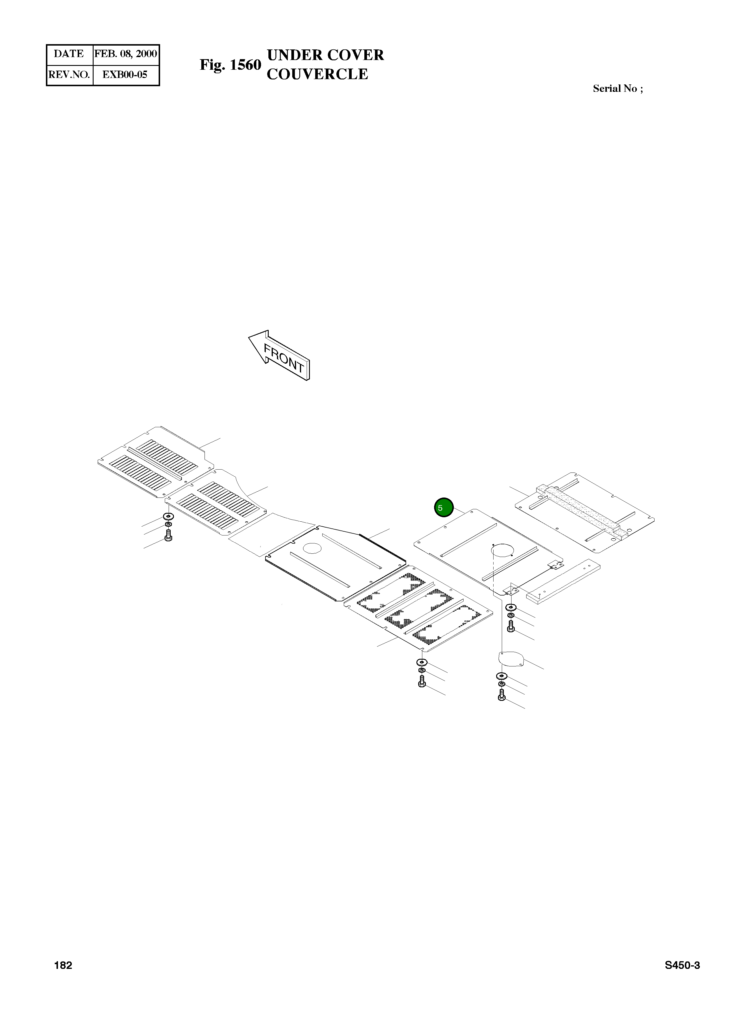 Крышка 2621-3098 Komatsu