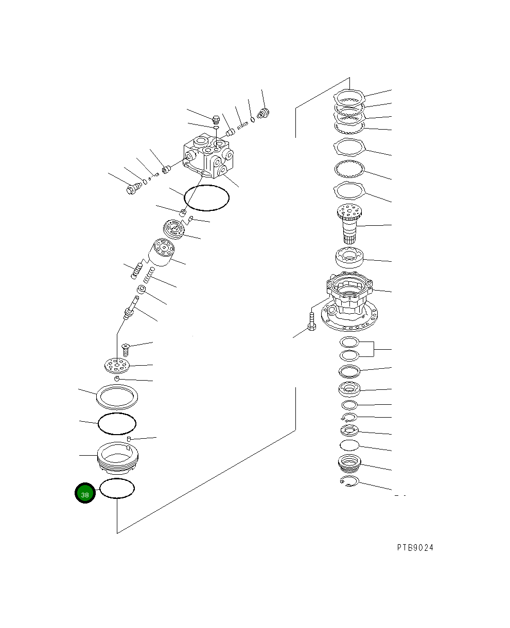 Кольцо уплотнительное (O-Ring) 07000-12130 Komatsu