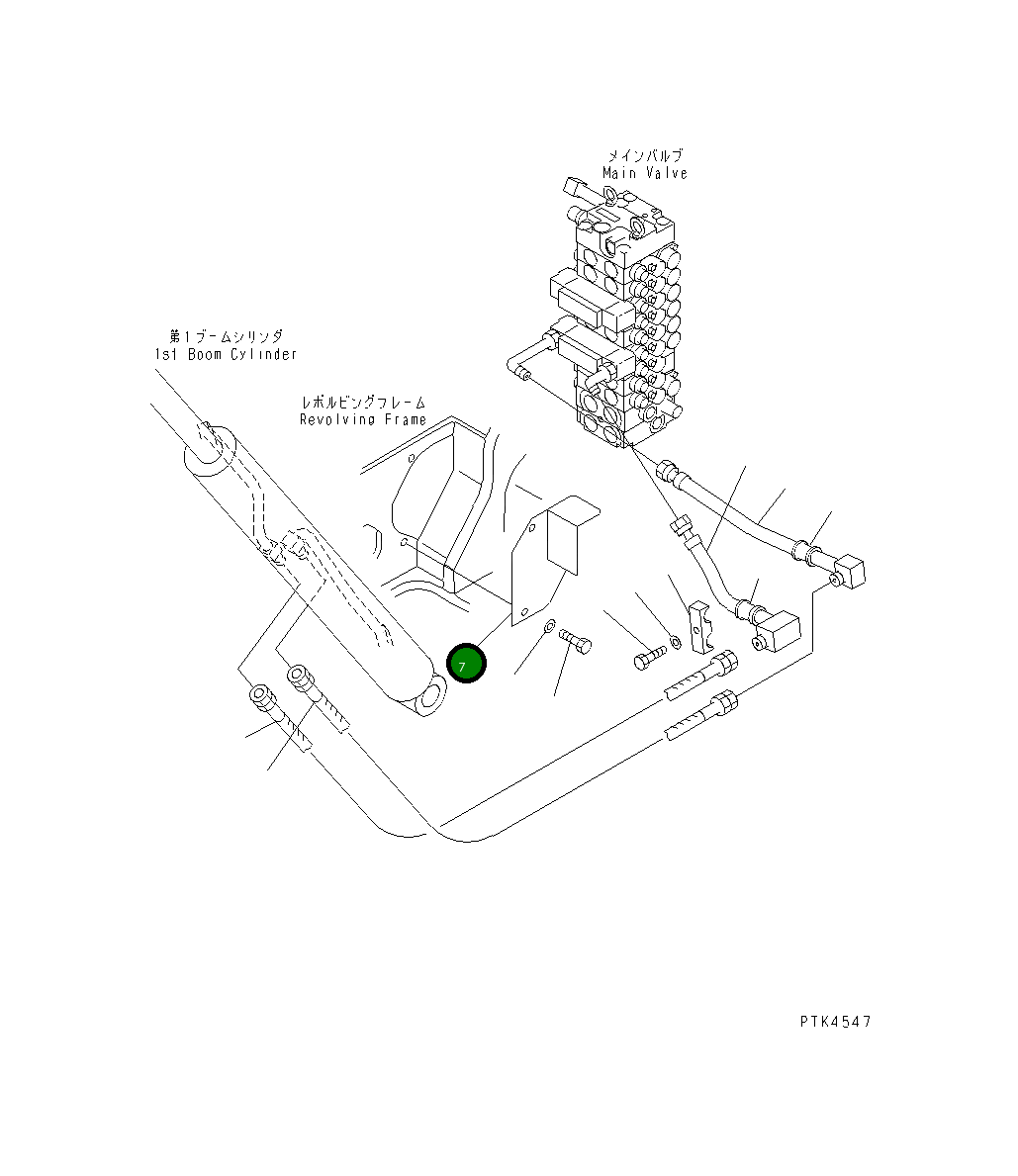 Крышка 20U-62-32891 Komatsu