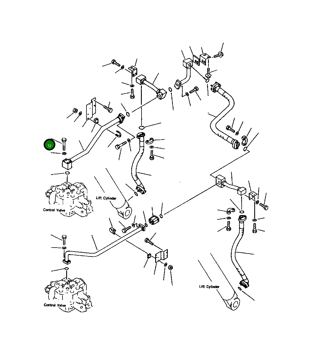 Болт 427-62-12560 Komatsu