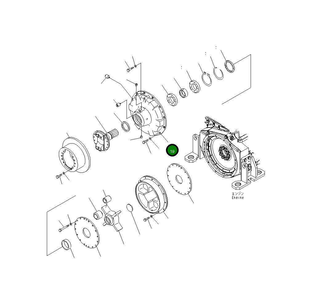 Крышка 426-12-31111 Komatsu