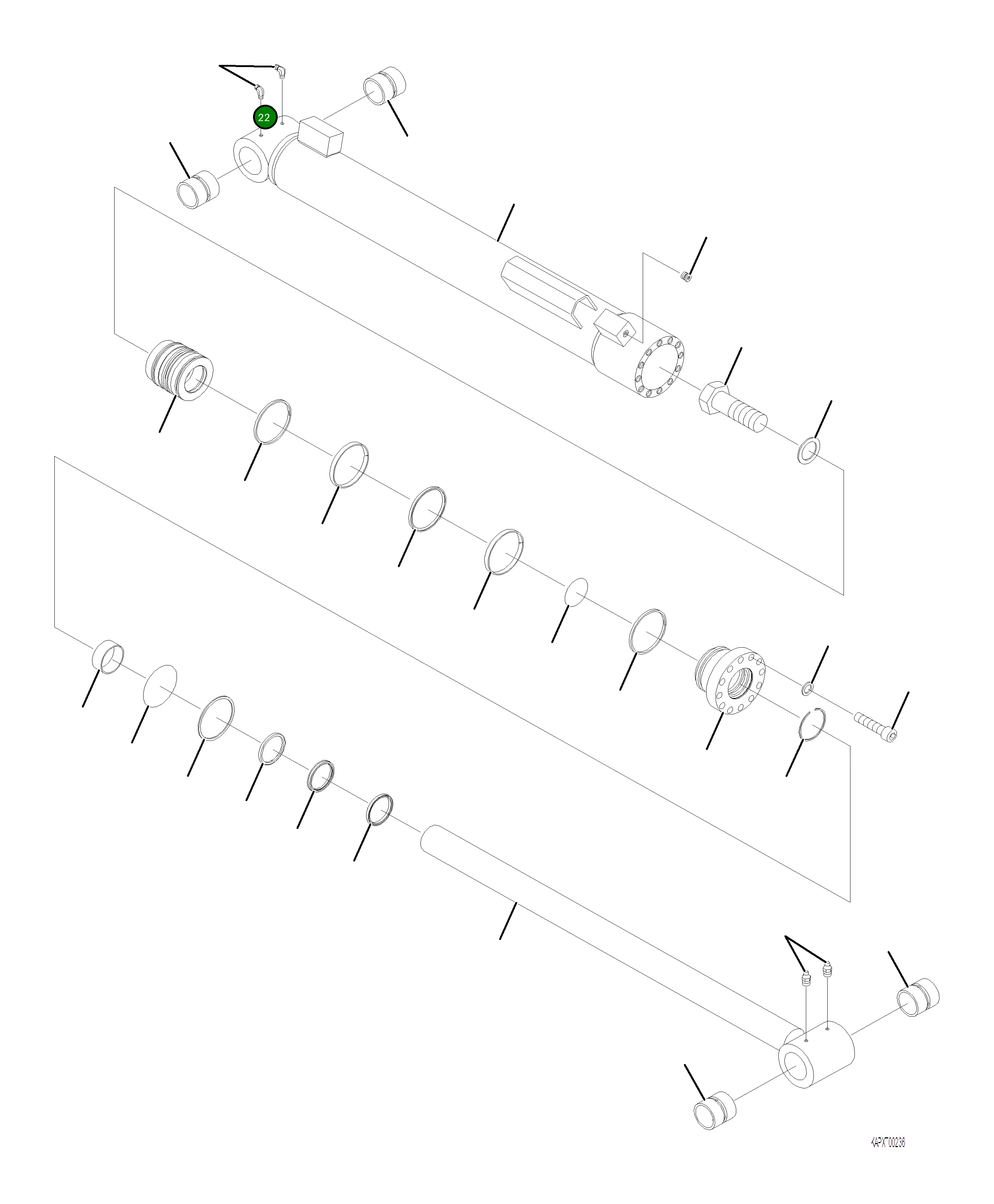 Кольцо уплотнительное (O-Ring) 28507KF Komatsu