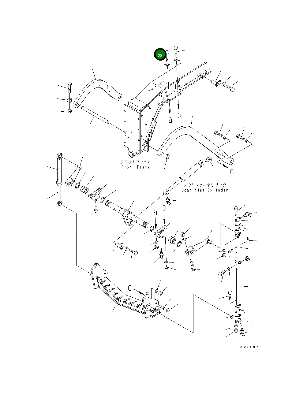 Болт 01019-32010 Komatsu