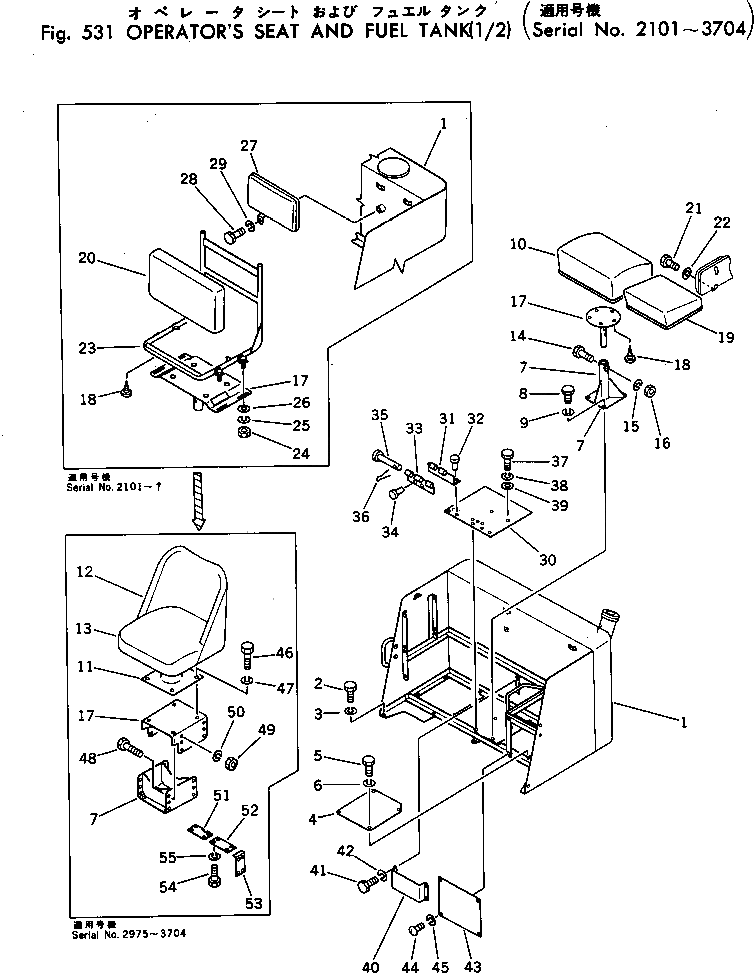 Болт 01000-31225  Komatsu