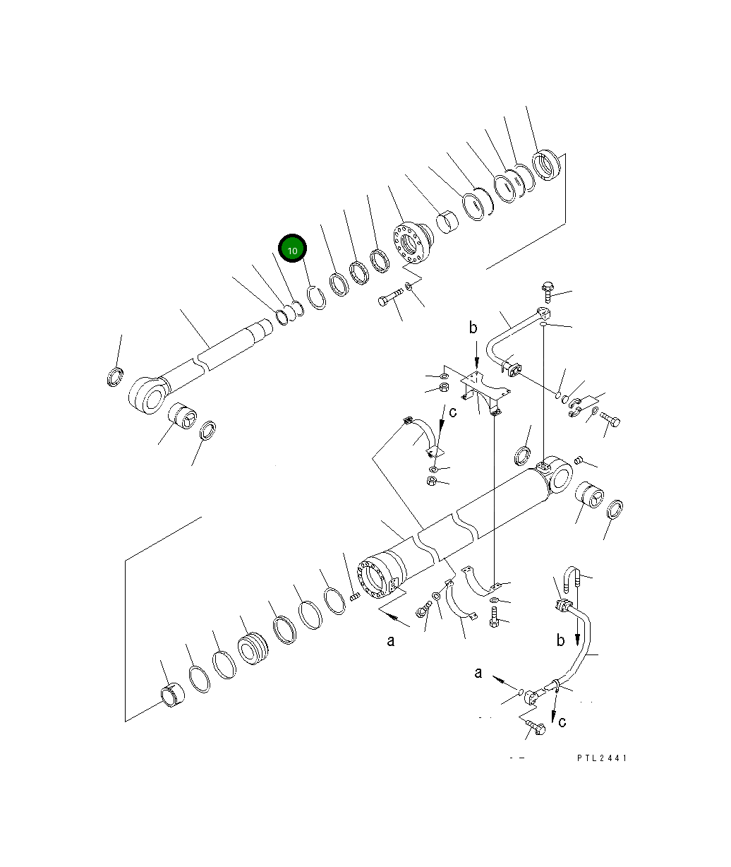 Кольцо 707-75-12520 Komatsu
