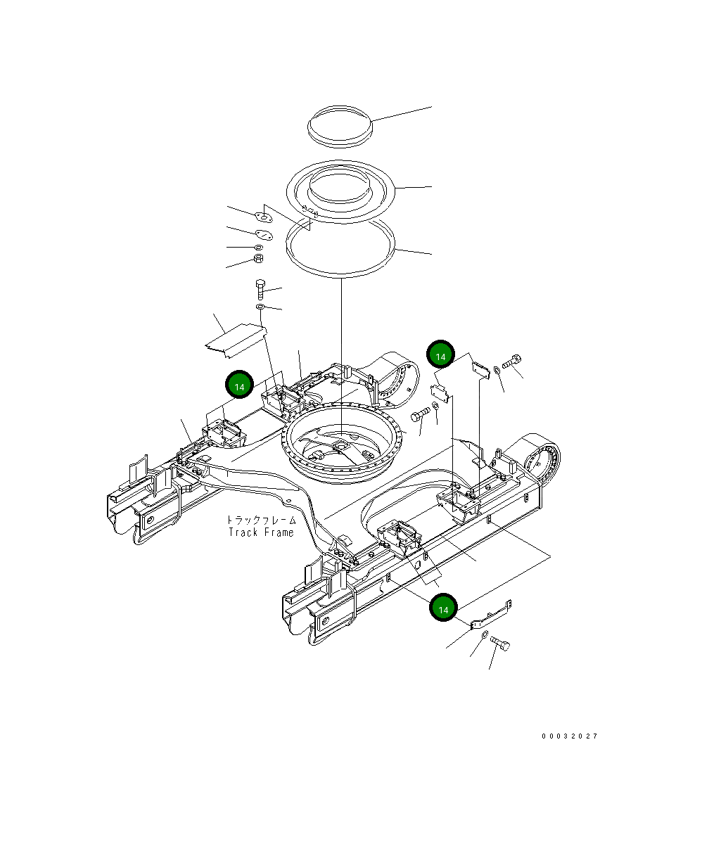 Крышка 207-30-82740 Komatsu