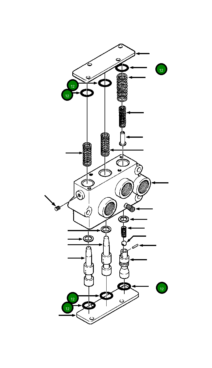 Кольцо уплотнительное (O-Ring) 382 137 R1 Komatsu