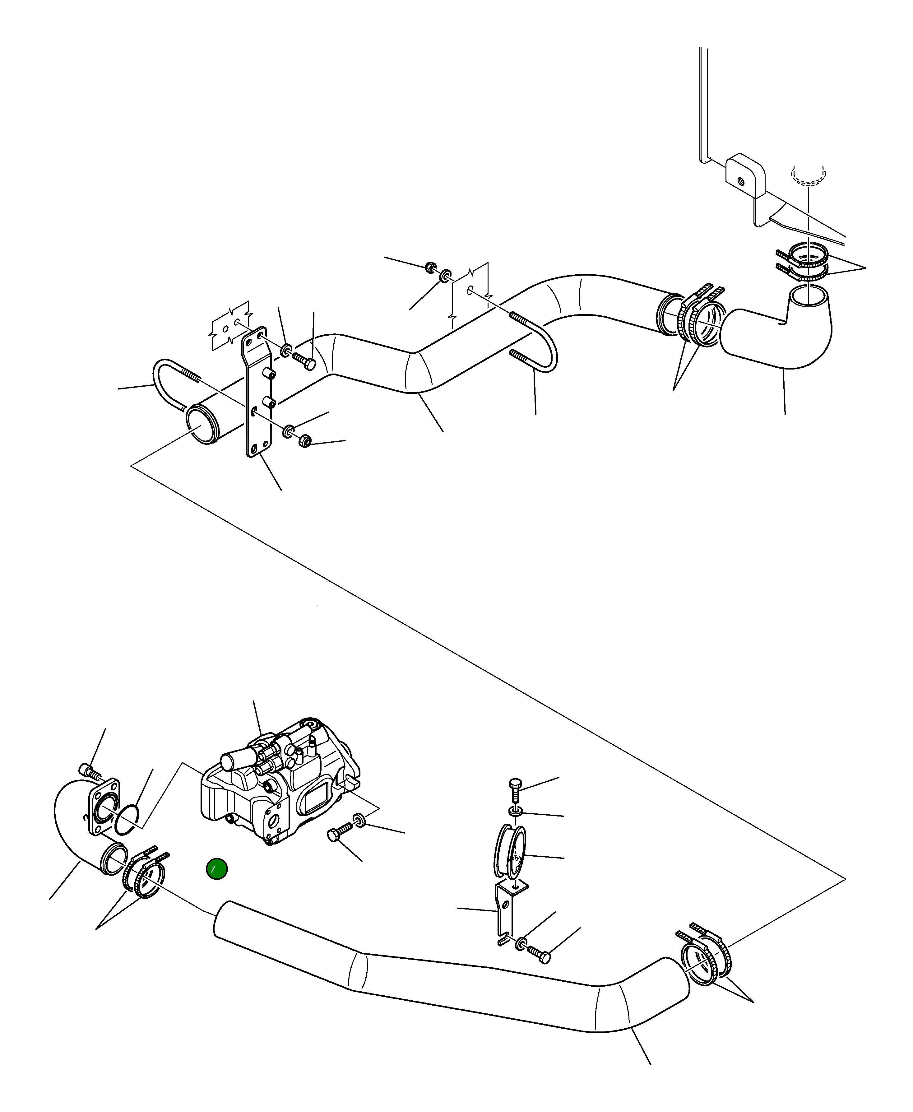Кольцо уплотнительное (O-Ring) 37B-09-11834 Komatsu