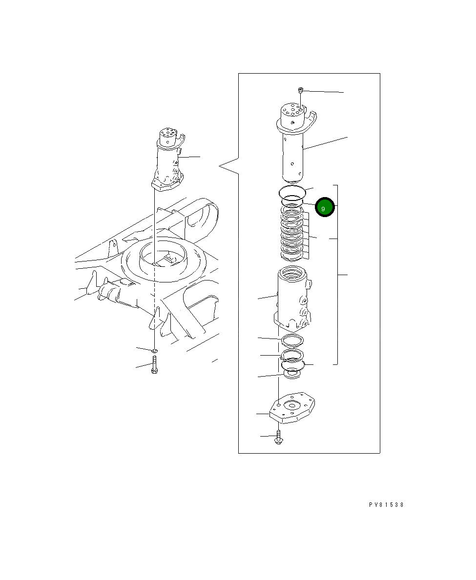 Кольцо уплотнительное (O-Ring) YM24311-000800 Komatsu