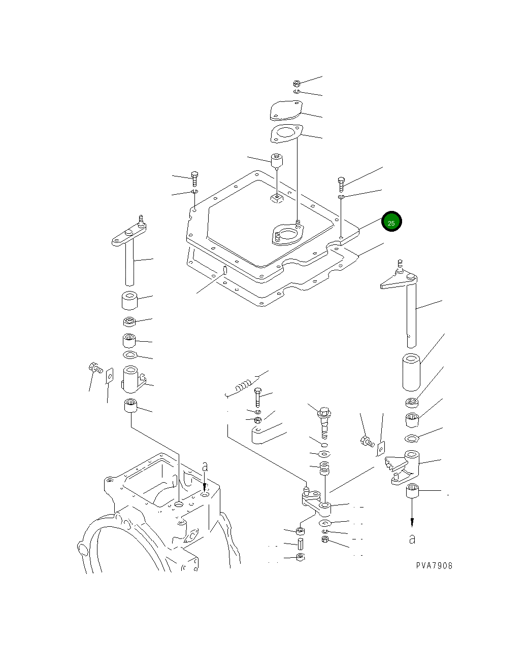 Крышка 134-15-21610 Komatsu