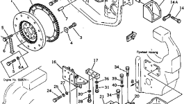 Маховик 6715-31-1311 Komatsu