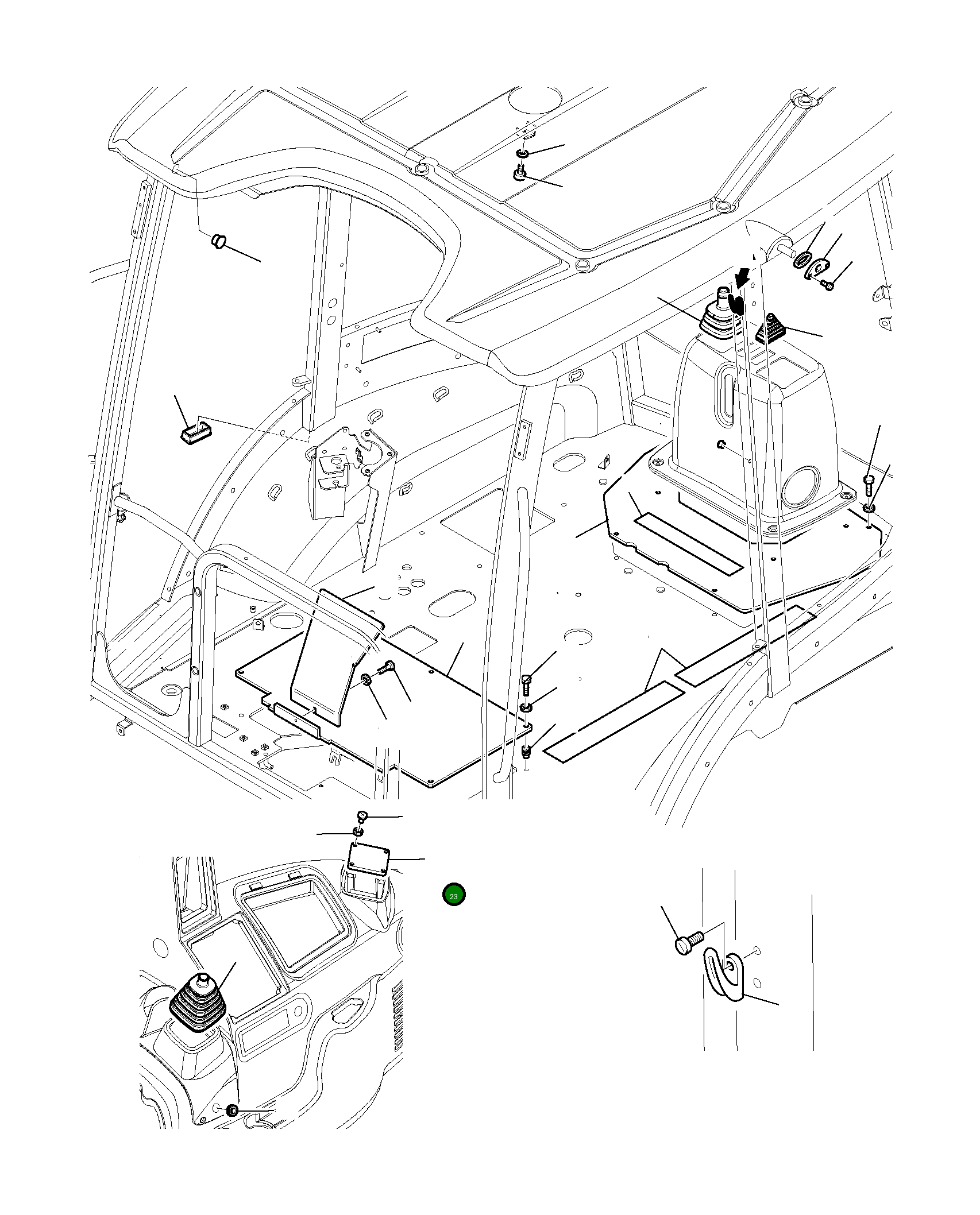 Крышка 42N-56-12410 Komatsu
