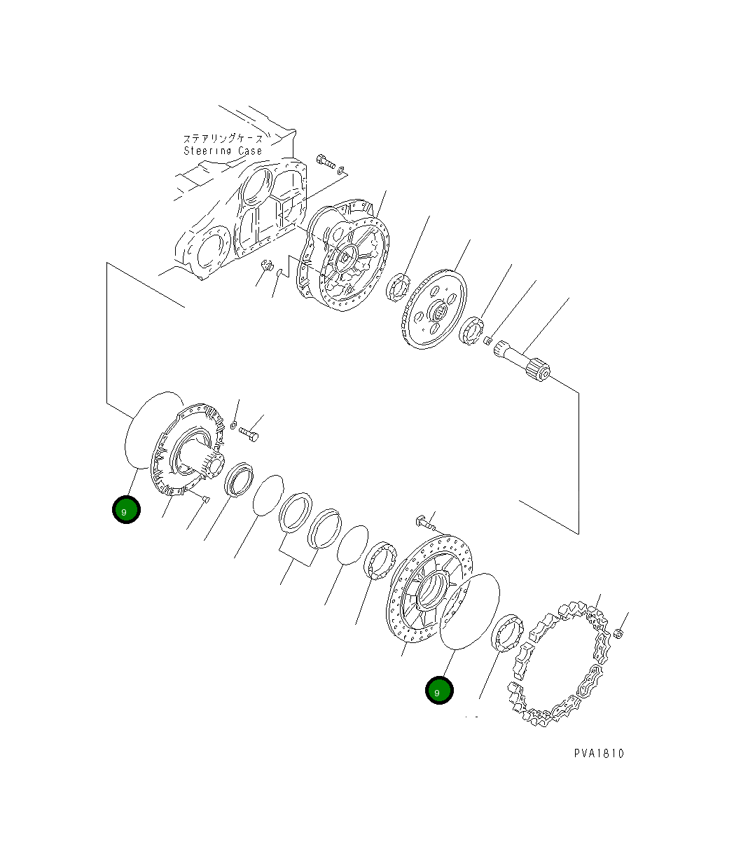 Кольцо уплотнительное (O-Ring) 14X-27-11170 Komatsu