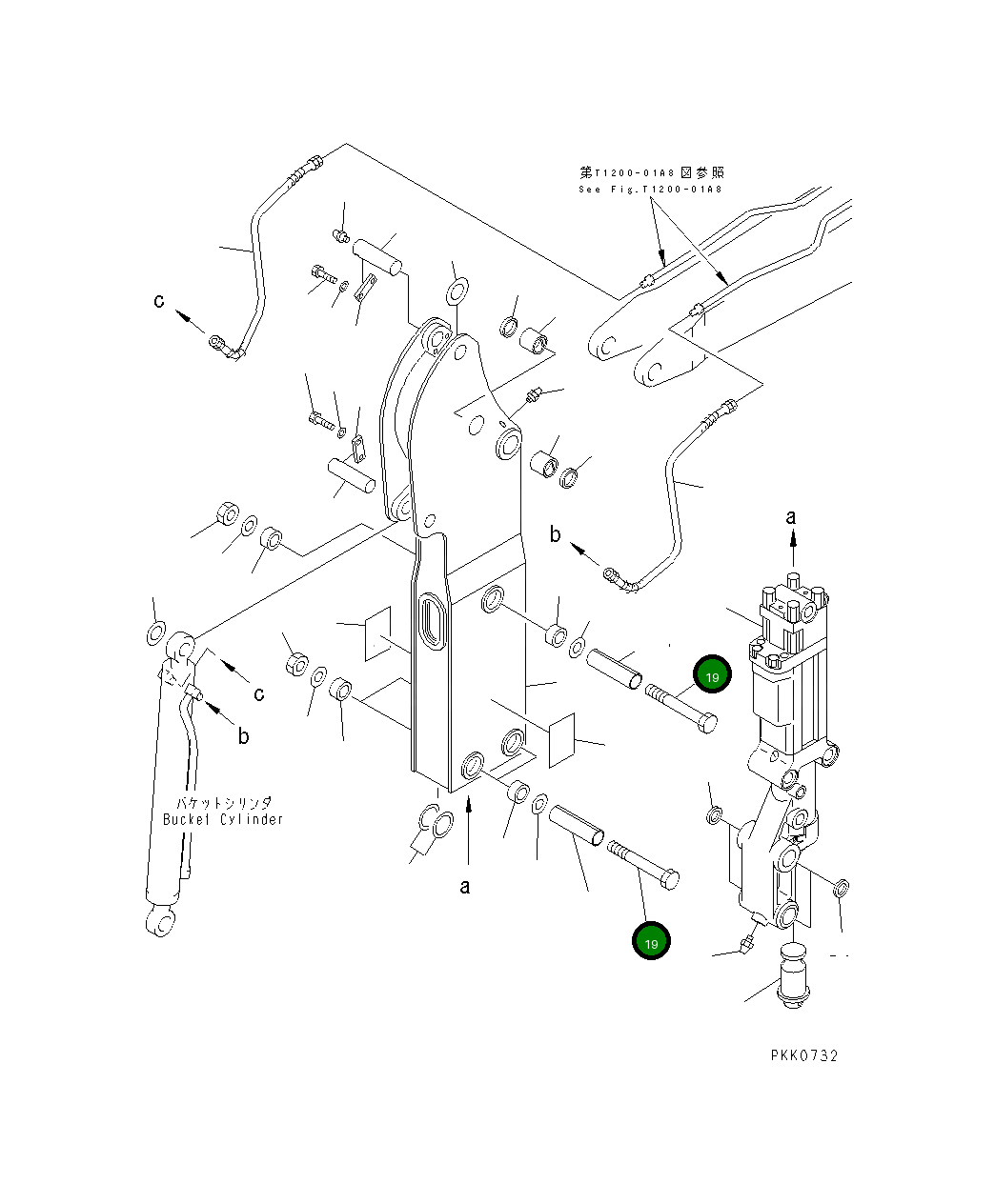 Болт 20S-970-6970 Komatsu
