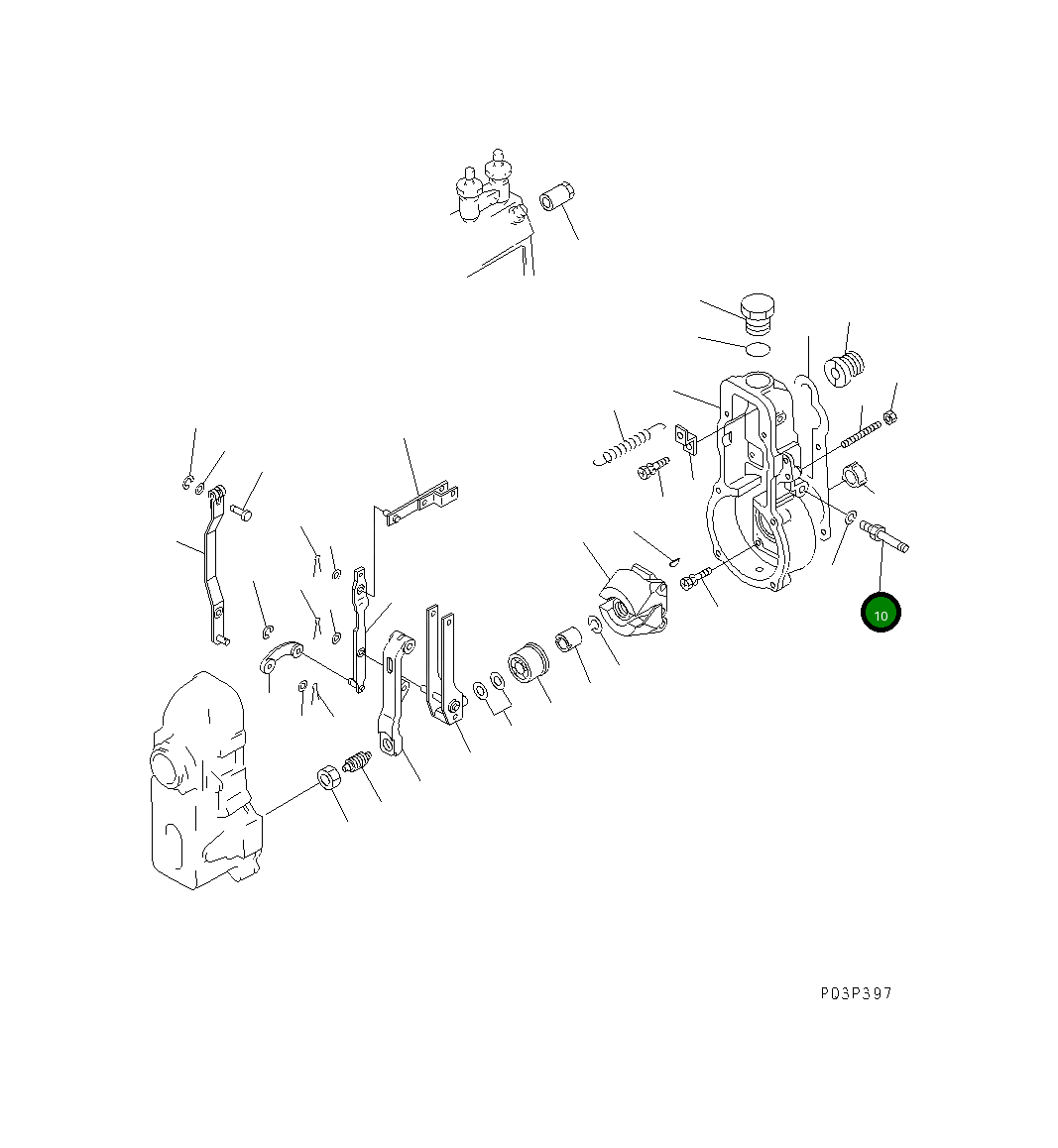 Болт DK154012-2220 Komatsu