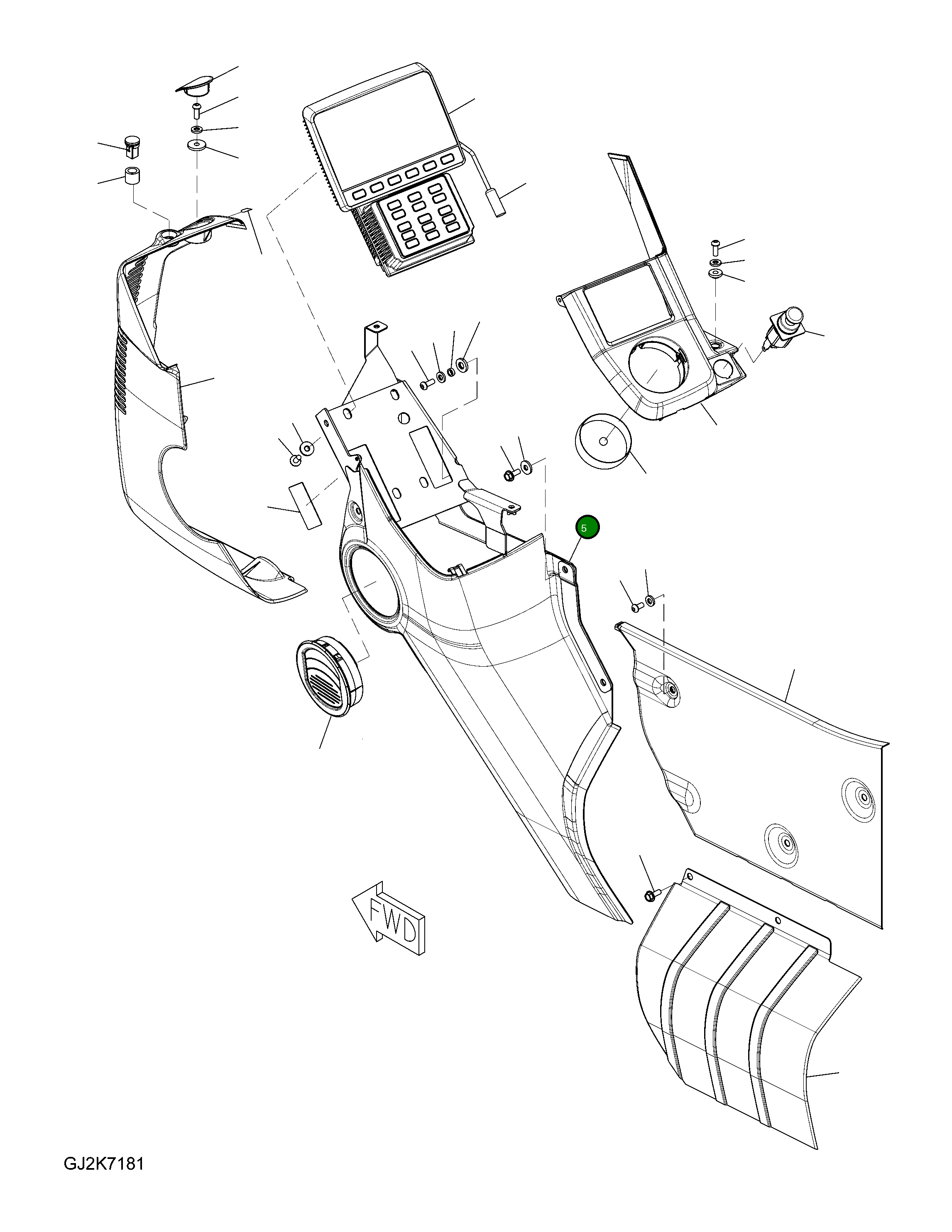 Крышка 20G-53-41170  Komatsu
