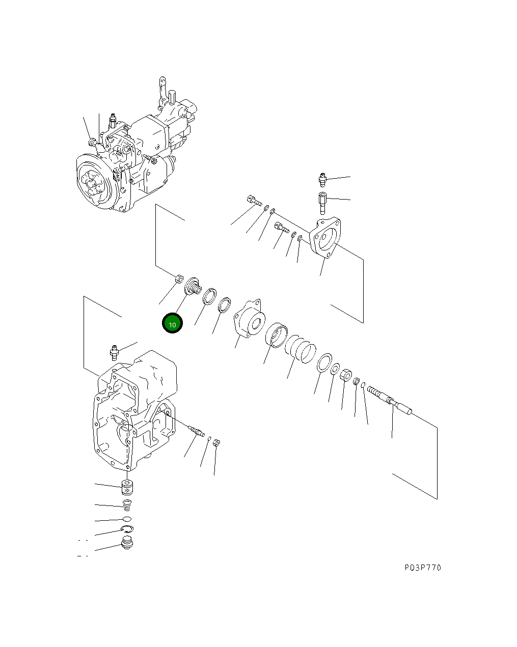Болт 6710-71-2821 Komatsu