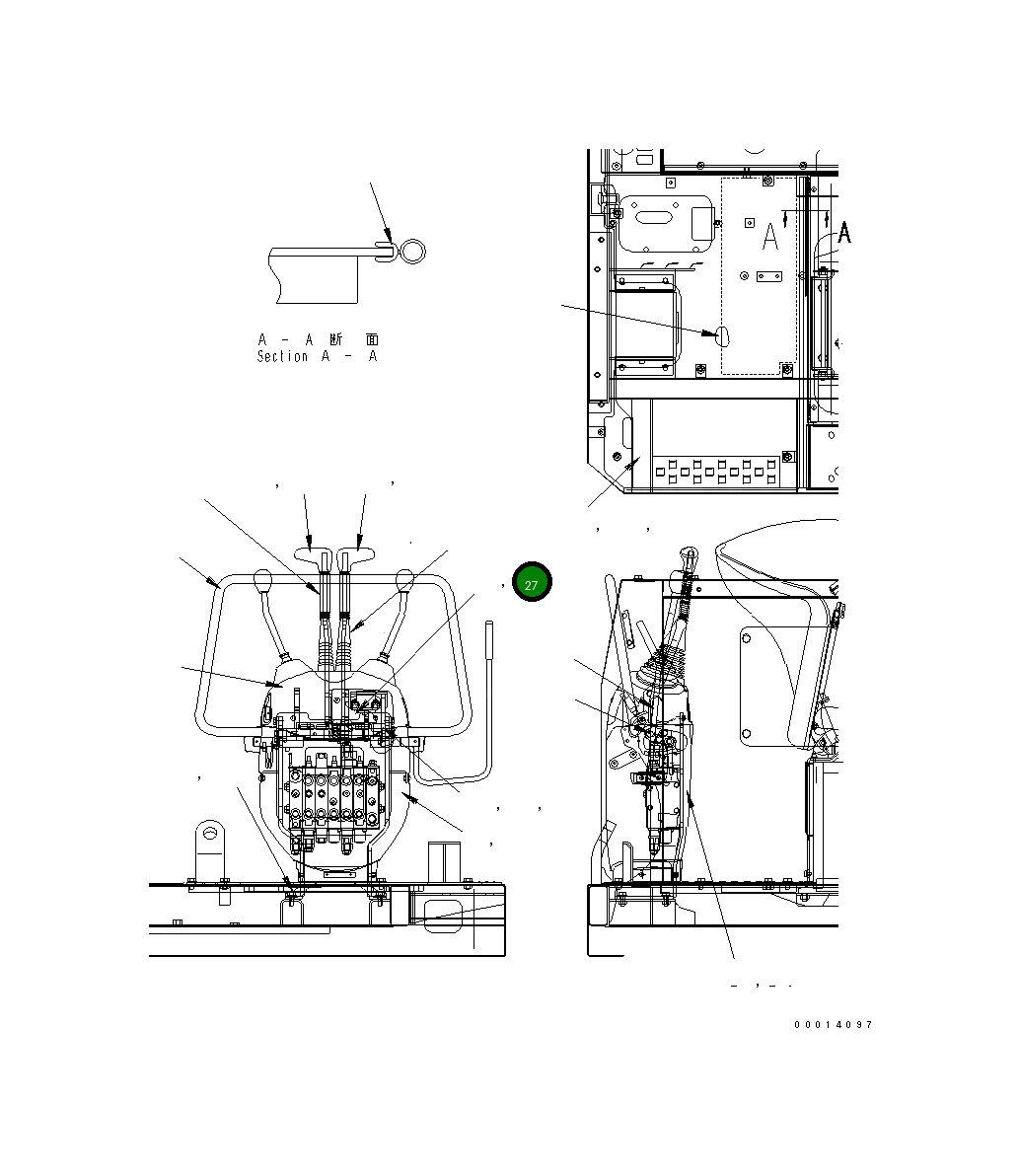 Крышка 21S-43-31151  Komatsu