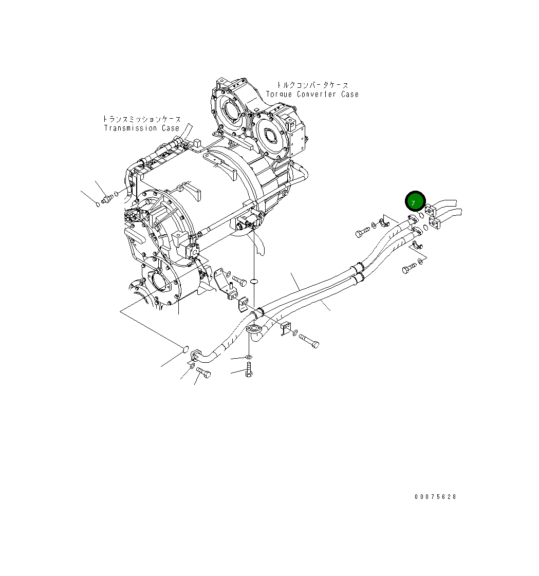 Кольцо уплотнительное (O-Ring) 07000-A3048 Komatsu