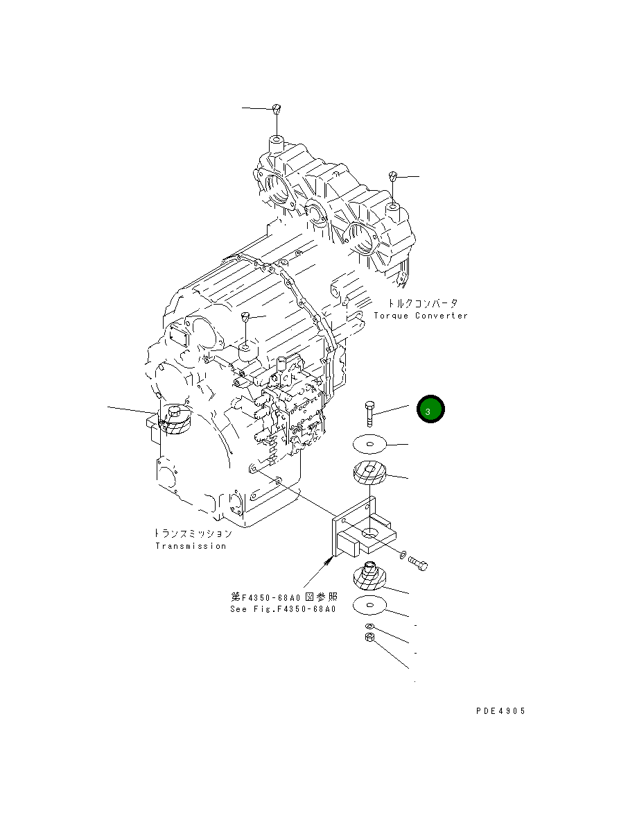Болт 01011-32440 Komatsu