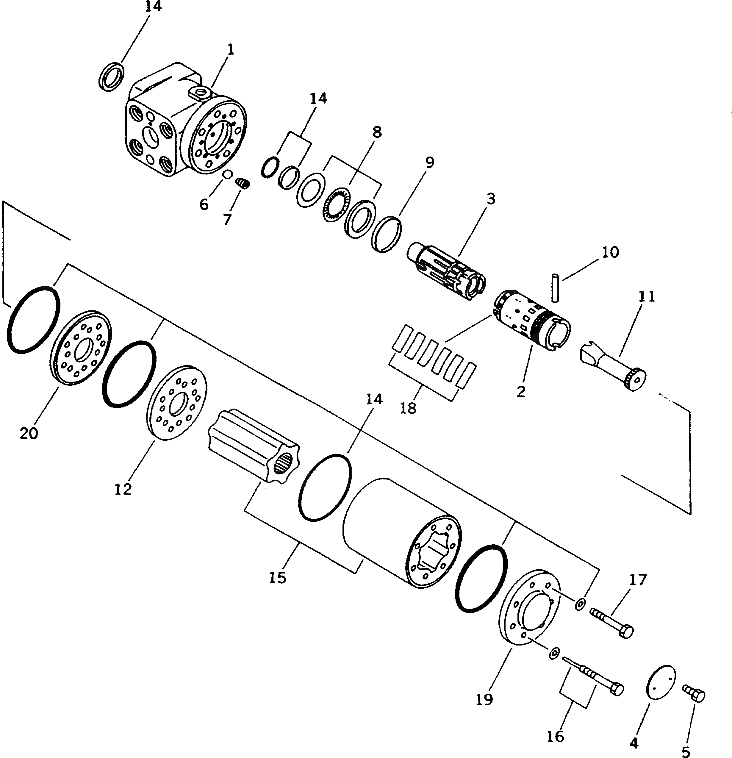 Болт 581-40-53570 Komatsu