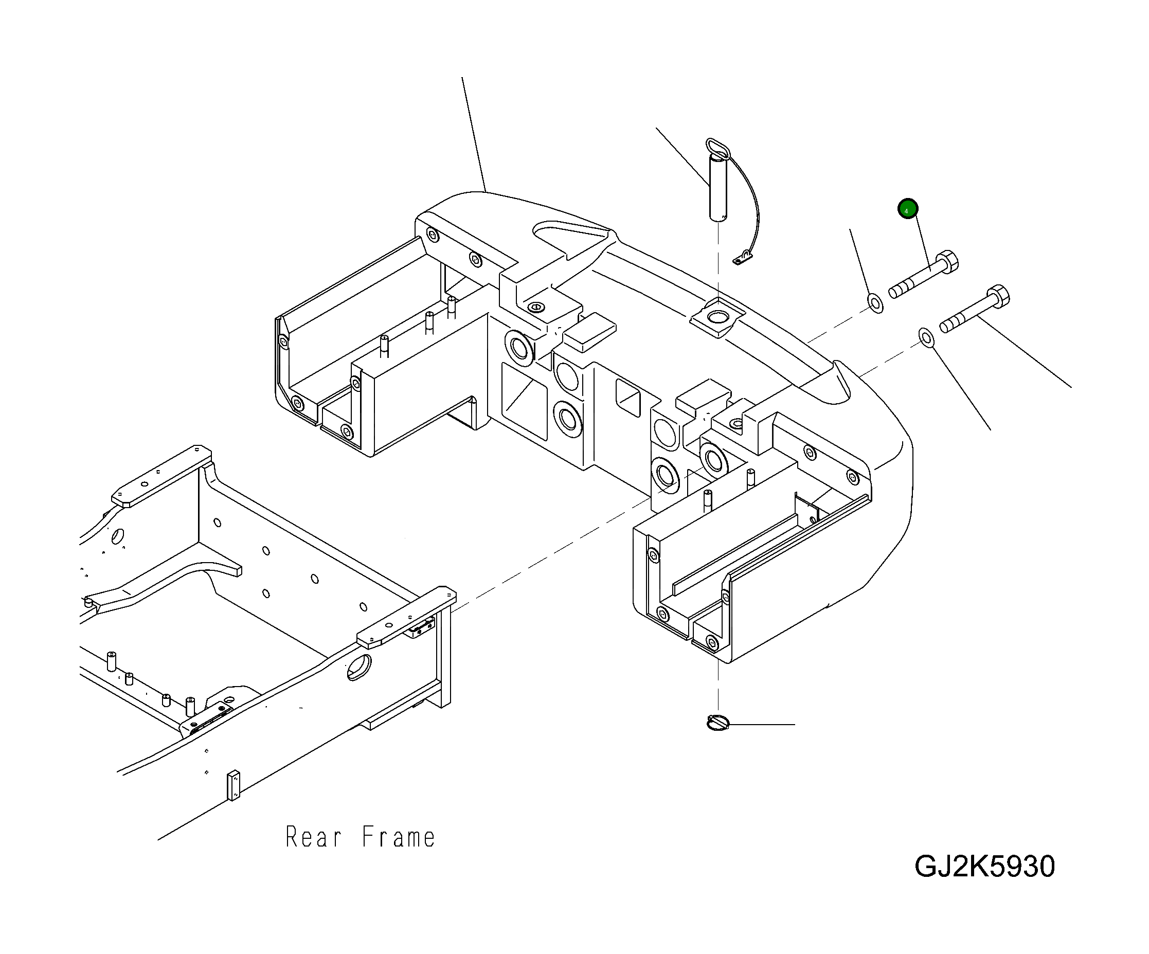 Болт 421-46-45140 Komatsu