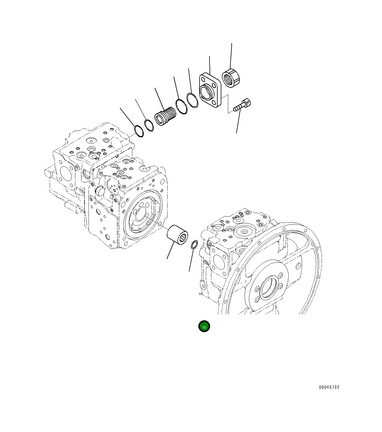 Кольцо 708-2L-32190 Komatsu