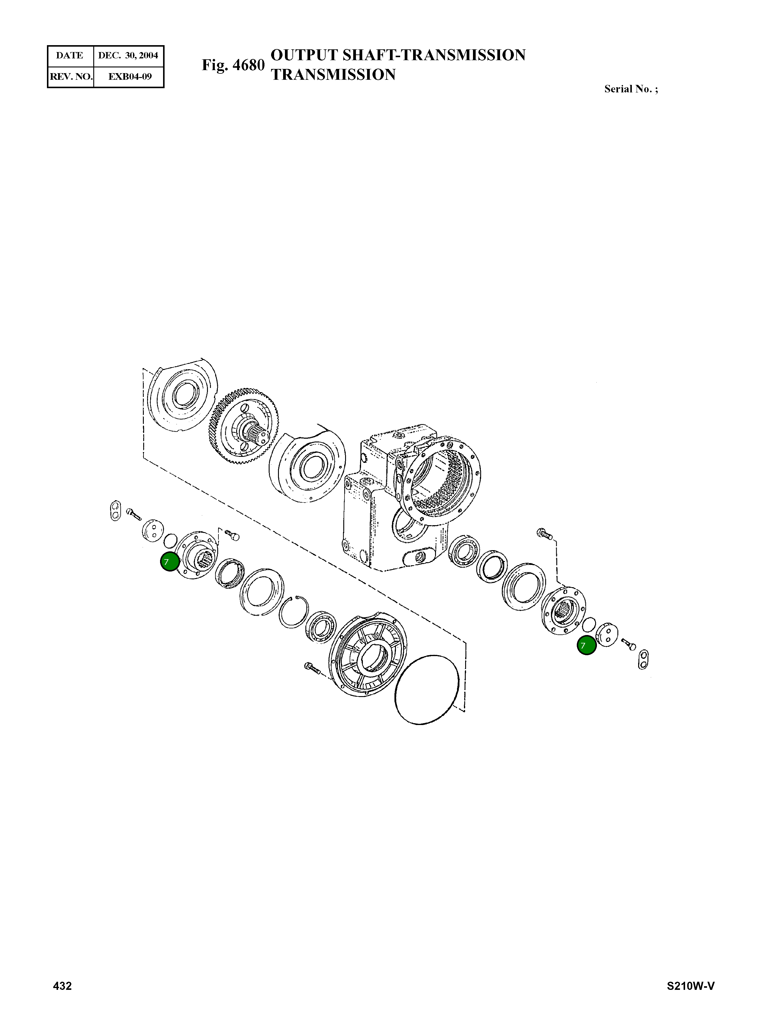 Кольцо уплотнительное (O-Ring) 0634 313 092 Komatsu