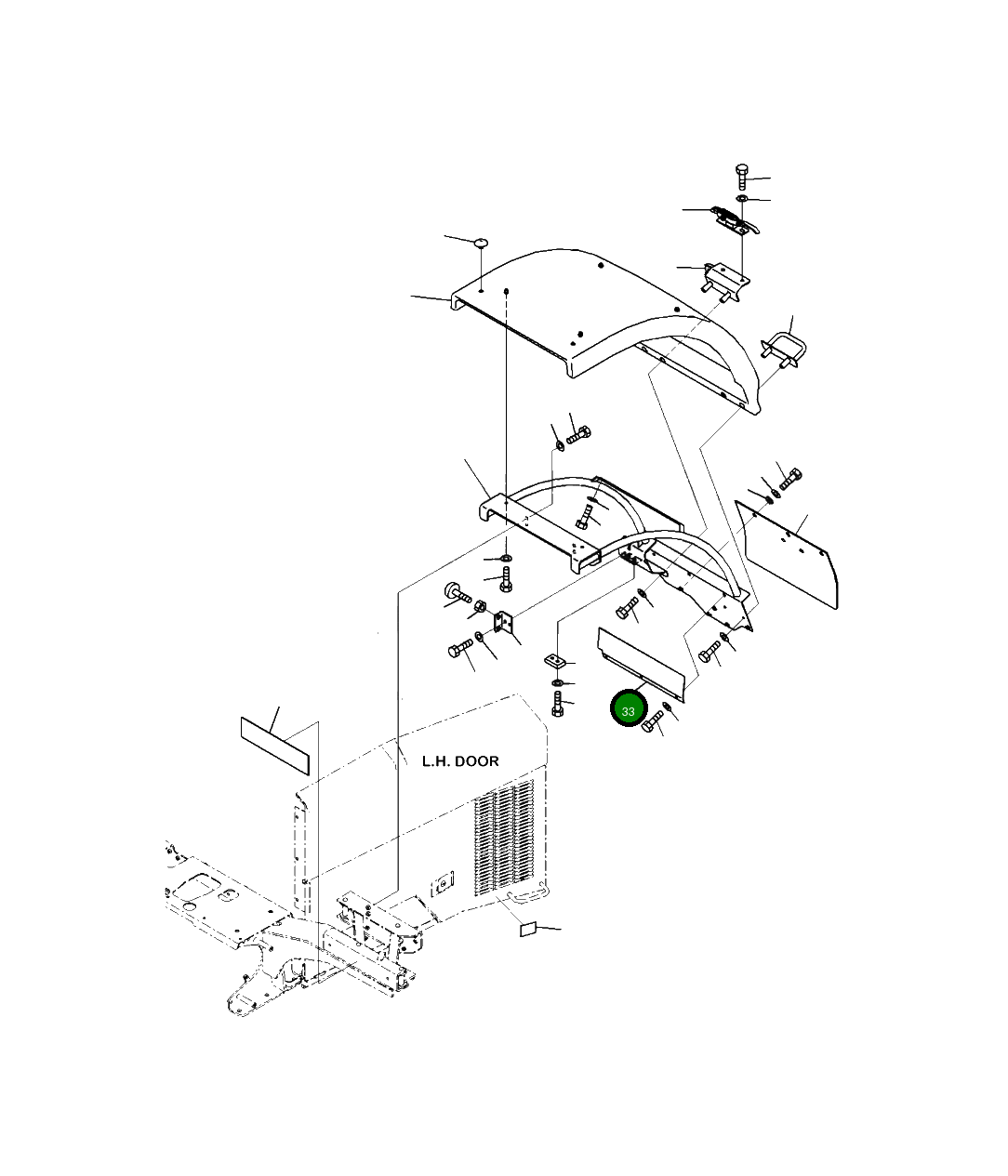 Крышка 423-54-55760  Komatsu