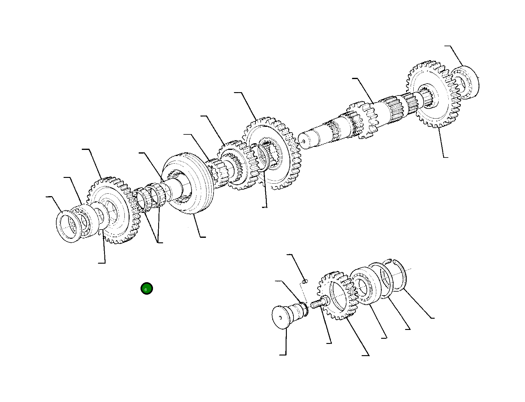 Кольцо MI3182783 Komatsu