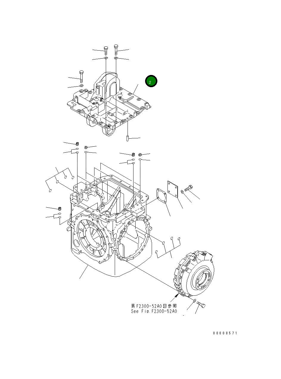 Крышка 14Y-22-25141 Komatsu