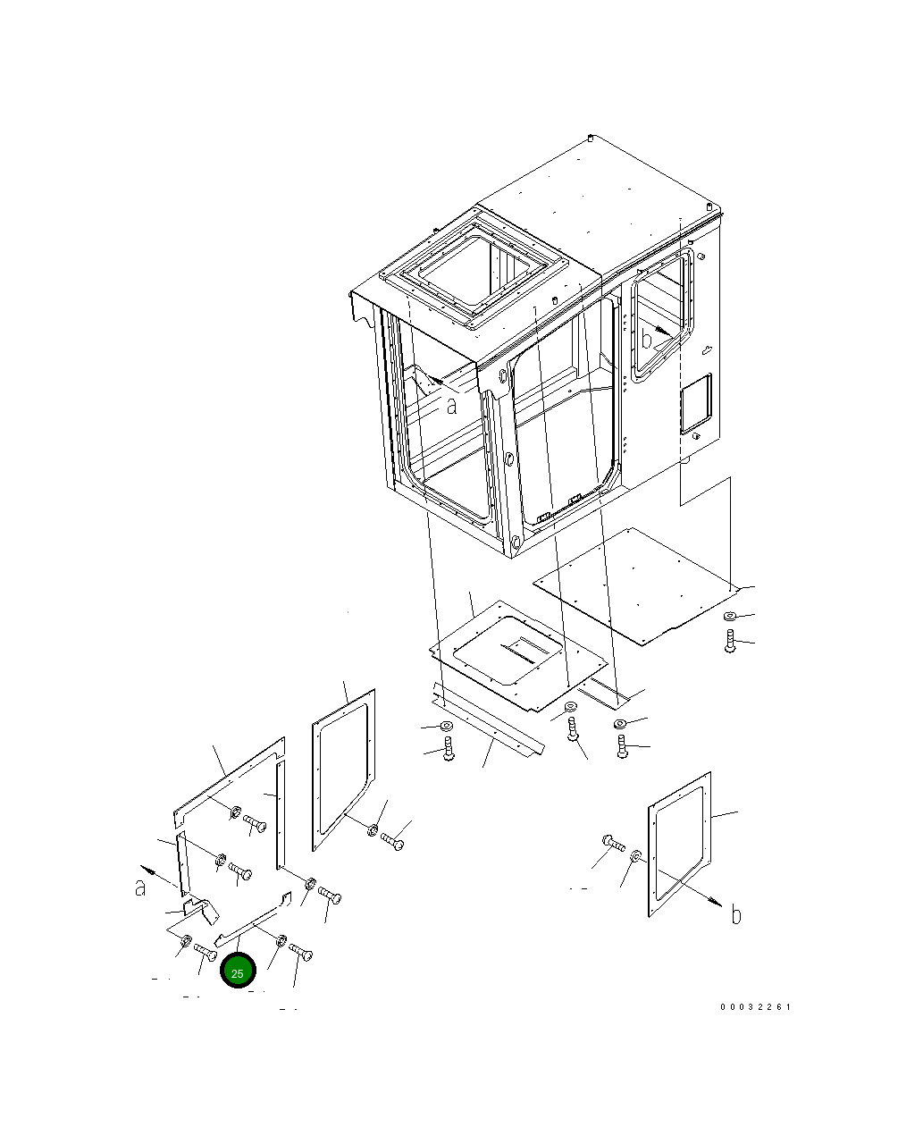 Крышка 207-54-89510 Komatsu