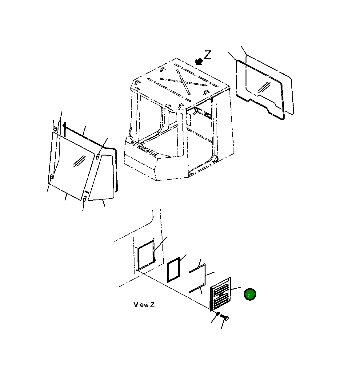 Крышка 426-56-A1740 Komatsu