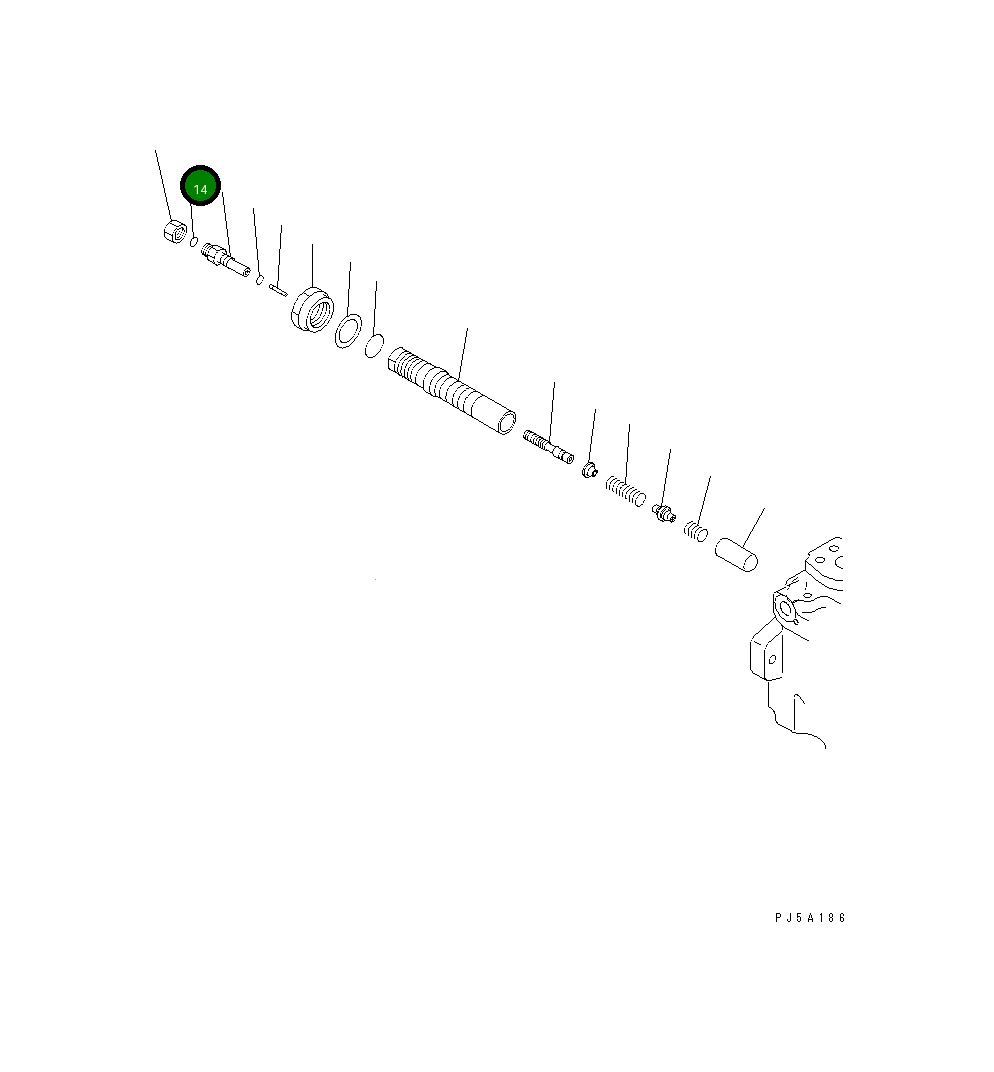 Кольцо уплотнительное (O-Ring) 02896-11008  Komatsu