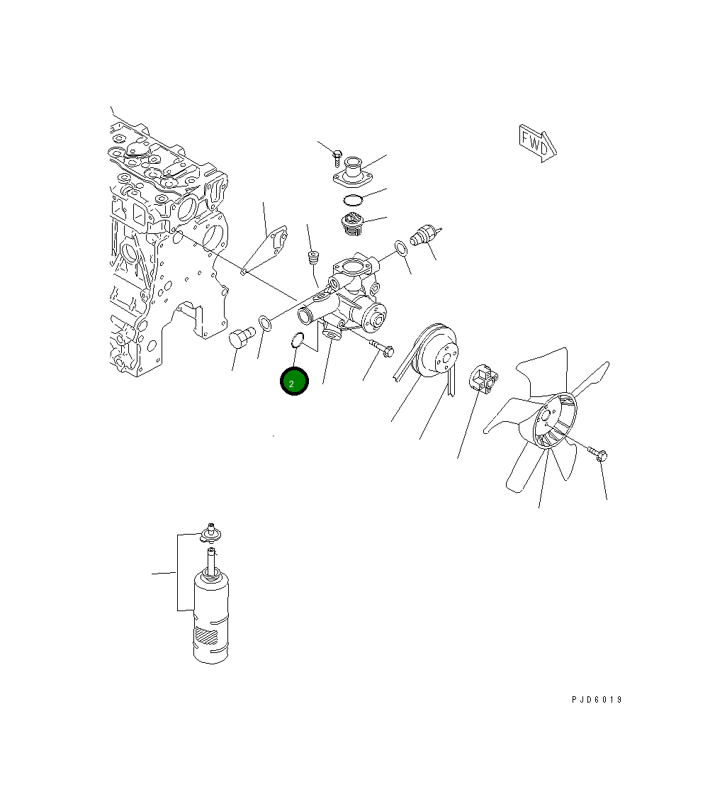 Кольцо уплотнительное (O-Ring) 453-651 Komatsu