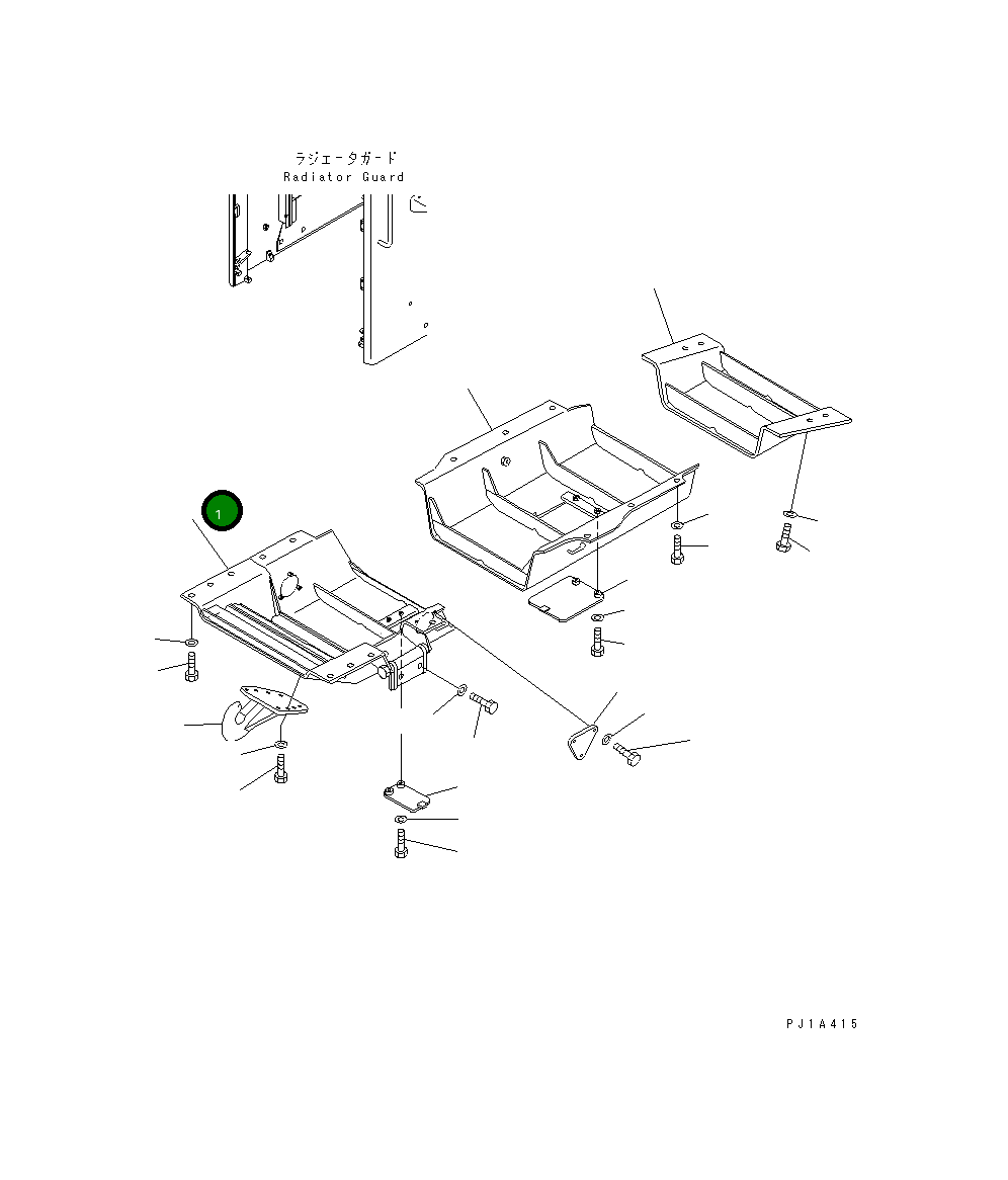 Крышка 196-54-36211 Komatsu