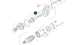 Кольцо уплотнительное (O-Ring) YM129932-77541 Komatsu
