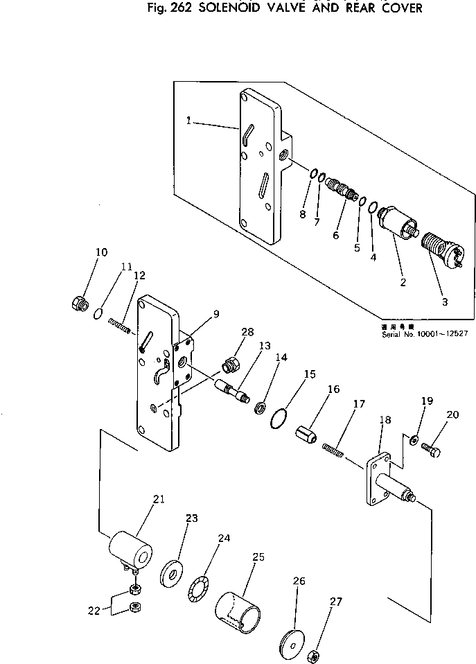 Болт 382-025222-1  Komatsu
