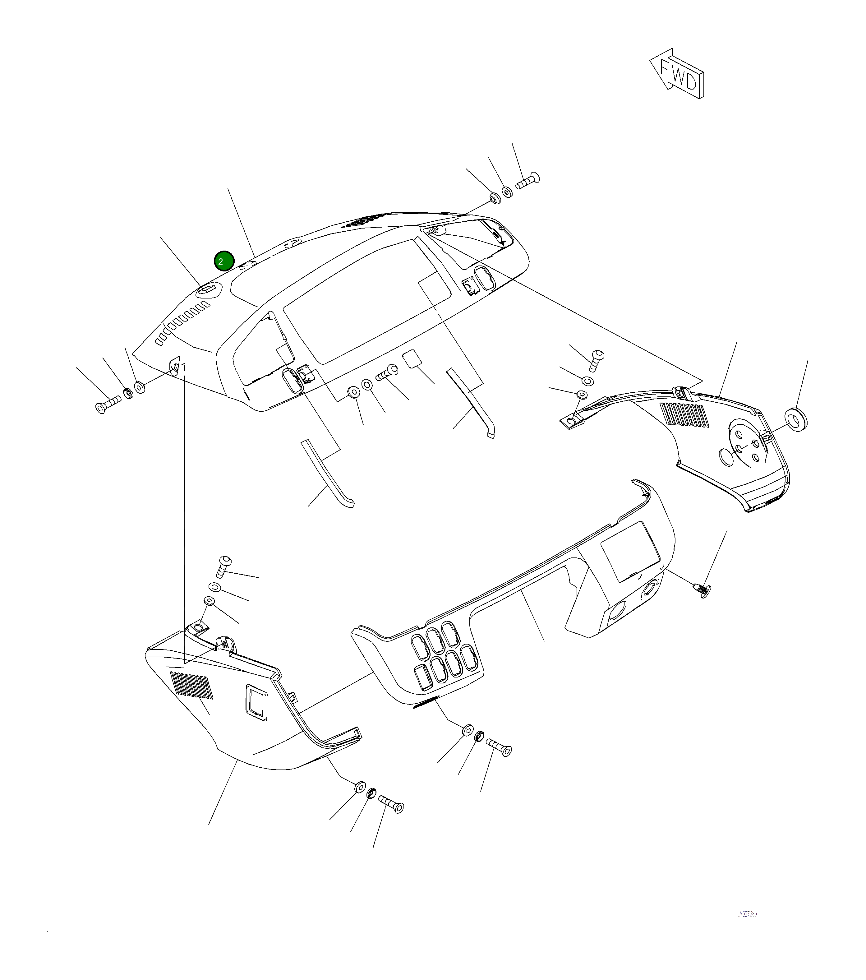 Крышка 421-926-5541 Komatsu