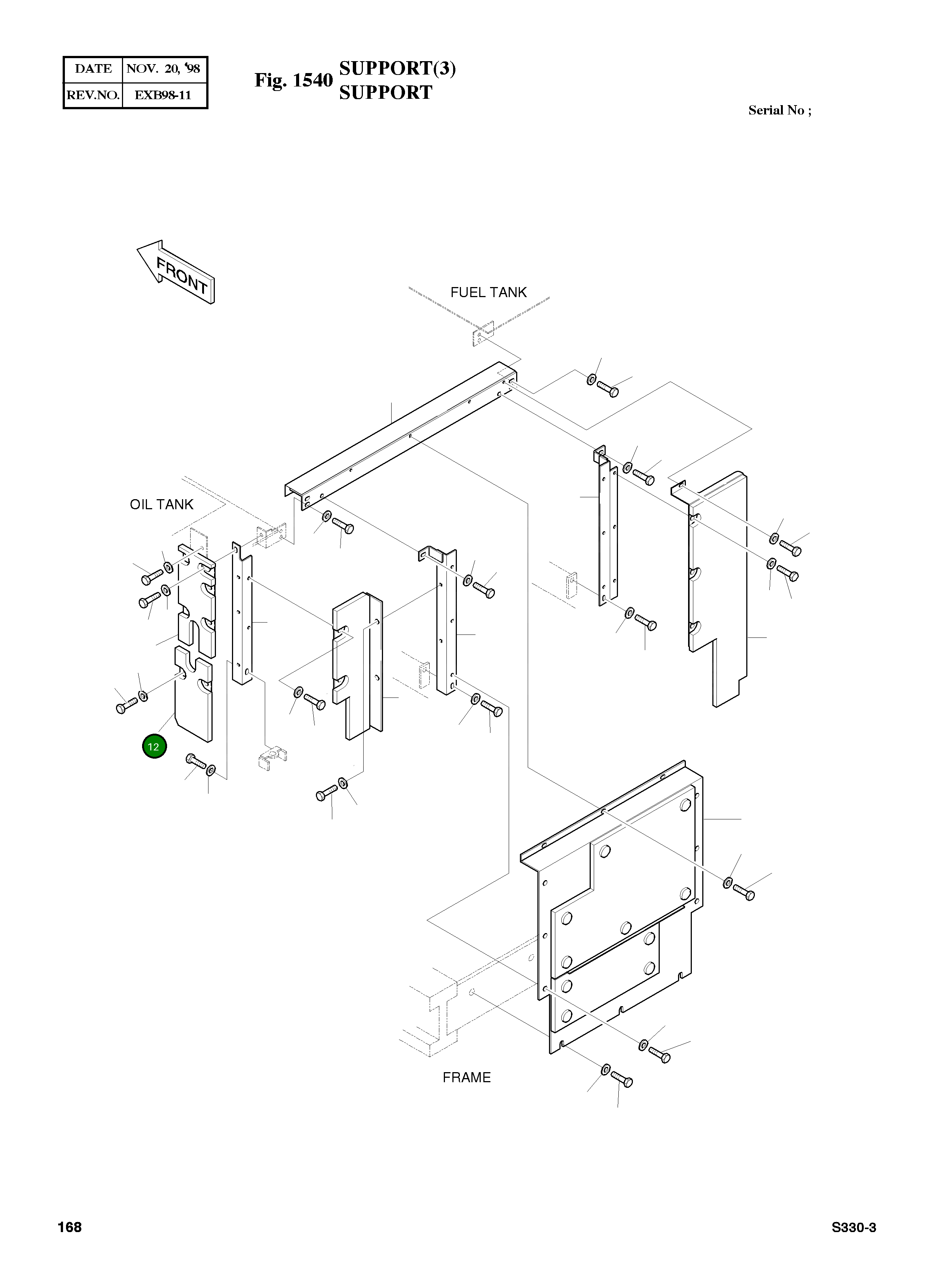 Крышка 2621-3178B Komatsu